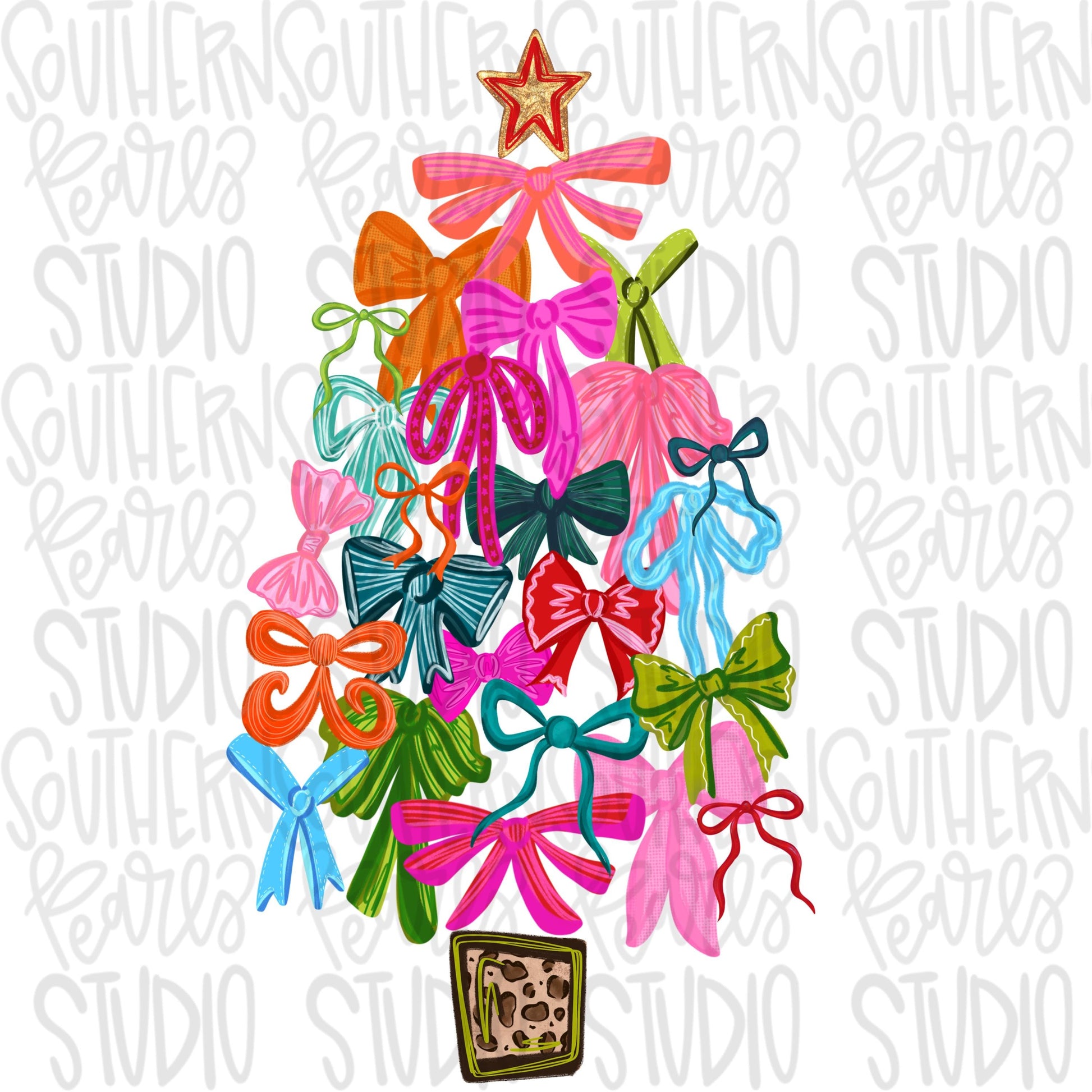 Bow Christmas tree |Sublimation Design | Digital Download | Women’s, Kids Shirt PNG
