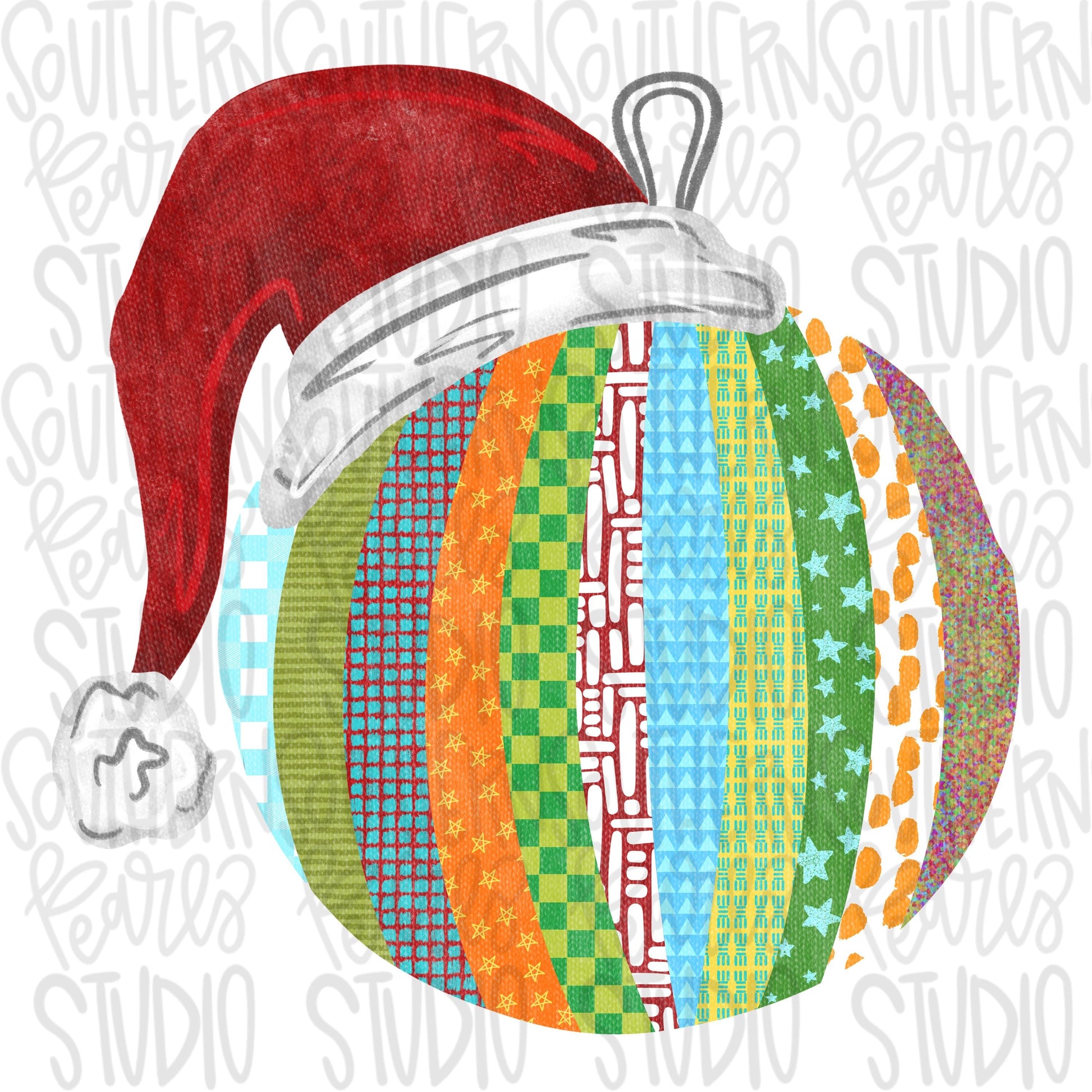 Boyish ornament with Santa hat | Christmas | Sublimation Design | Digital Download | Women’s, Kids Shirt PNG