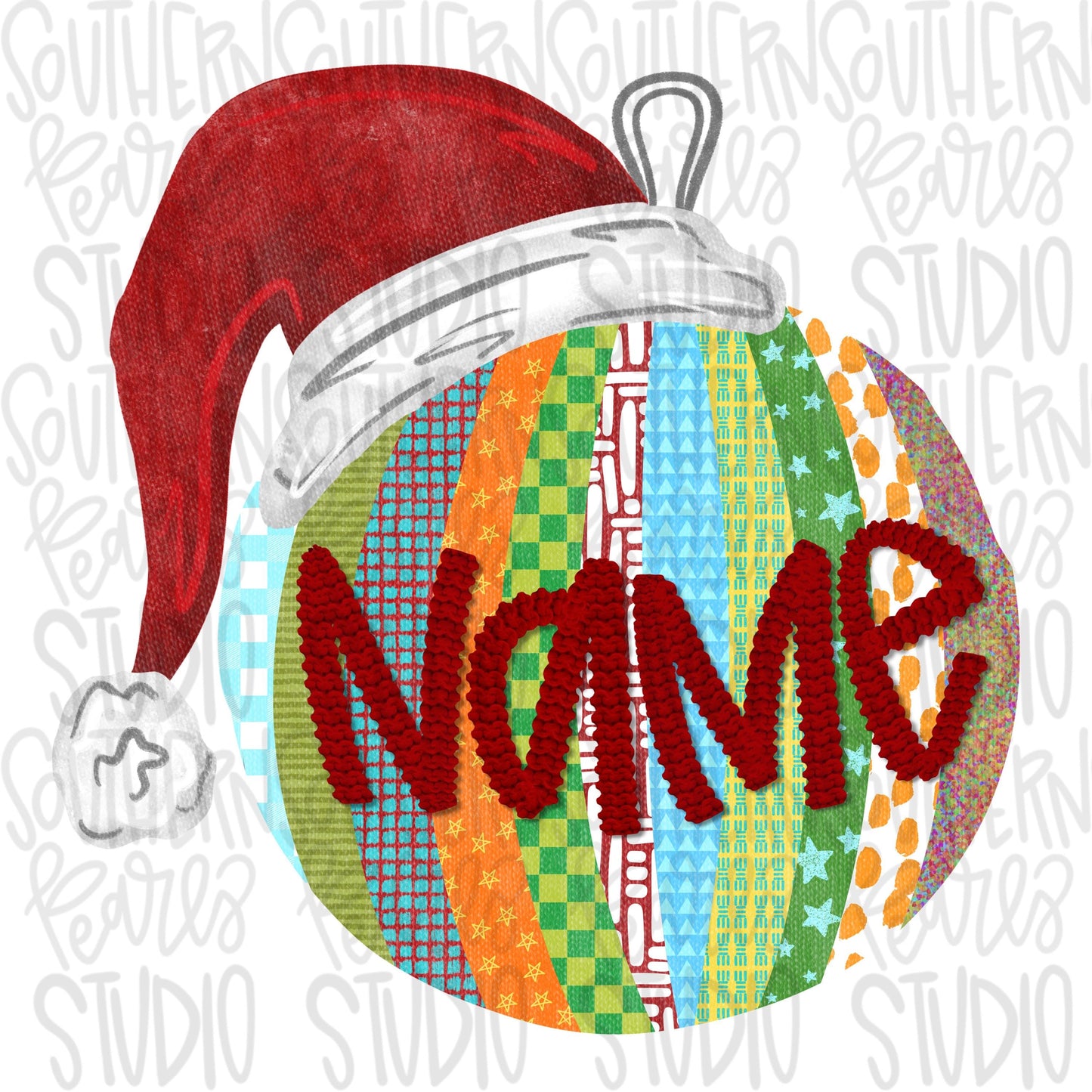 Boyish ornament with Santa hat | Christmas | Sublimation Design | Digital Download | Women’s, Kids Shirt PNG