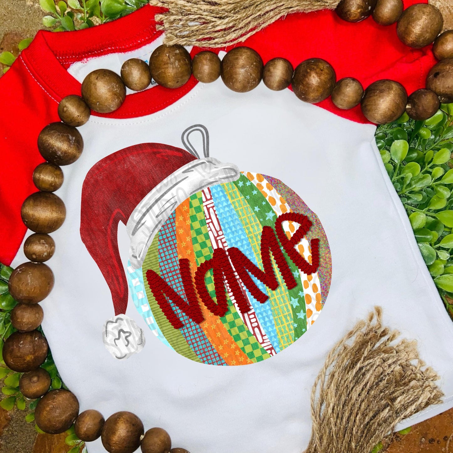 Boyish ornament with Santa hat | Christmas | Sublimation Design | Digital Download | Women’s, Kids Shirt PNG