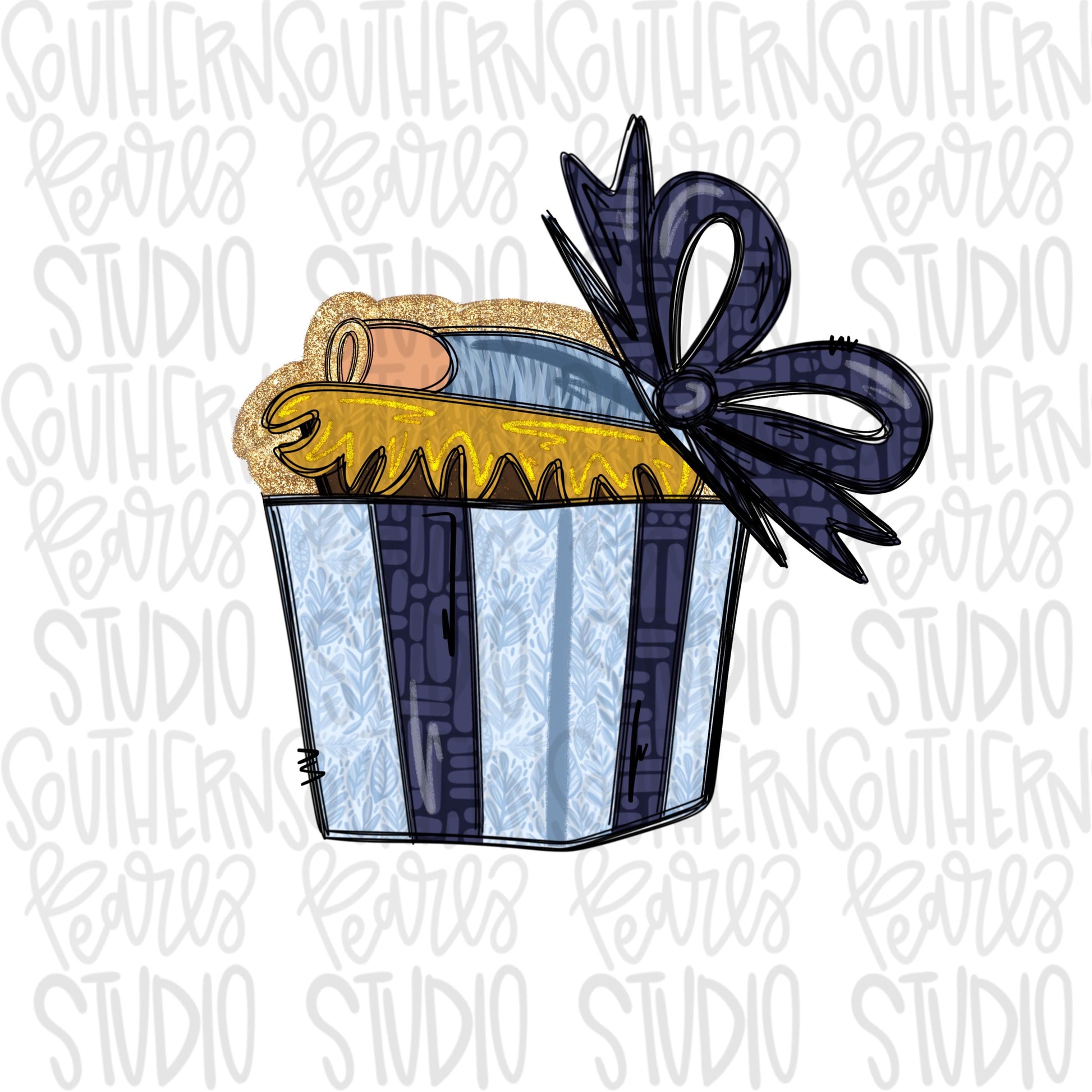 The original Christmas gift | Brown Santa opening a gift with baby Jesus | Christmas | Luke 2:11 | Sublimation Design|Digital Download | PNG