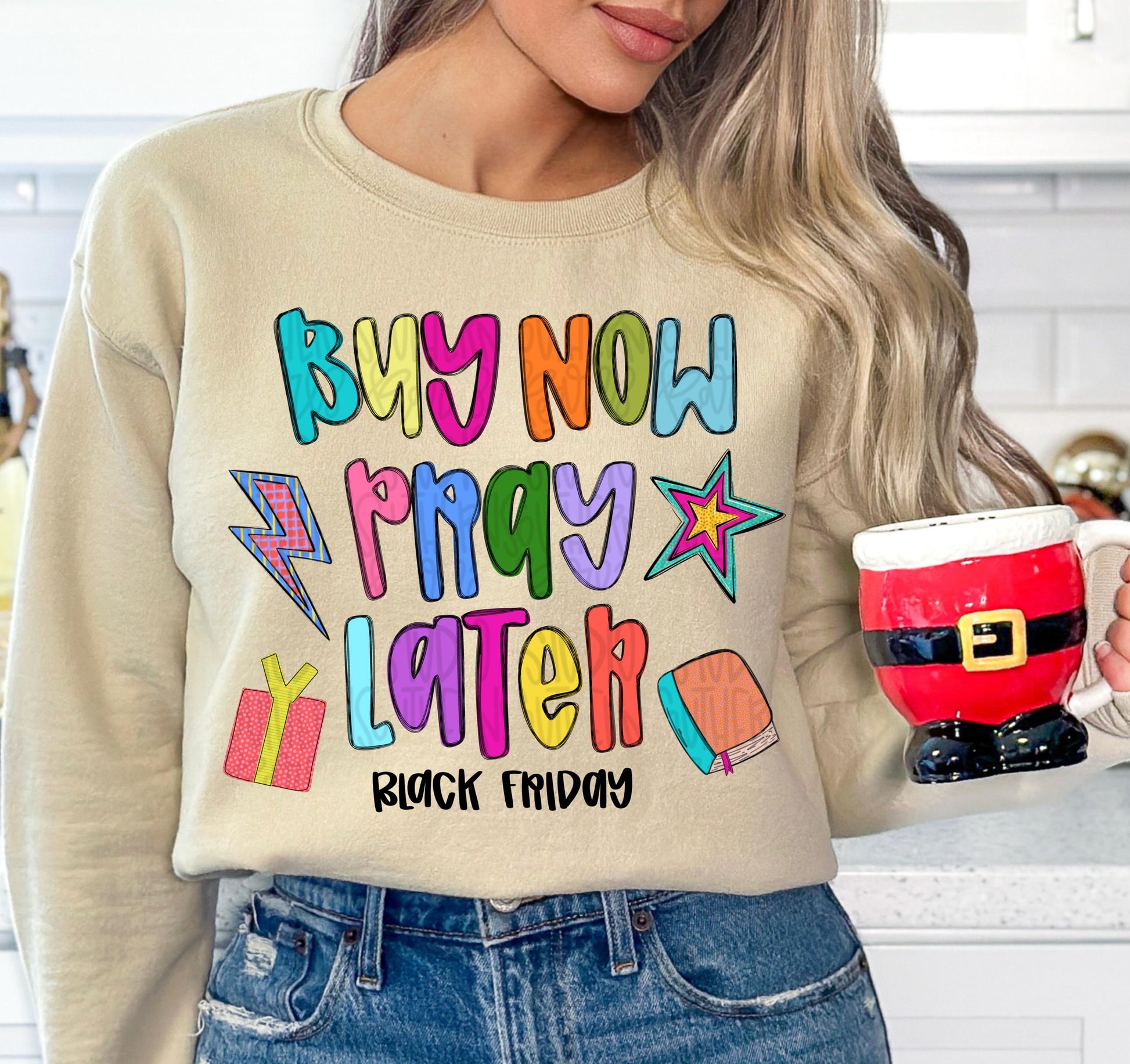 Buy now Pray later | Black Friday | Sublimation Design | Digital Download | Women’s, Kids Shirt PNG