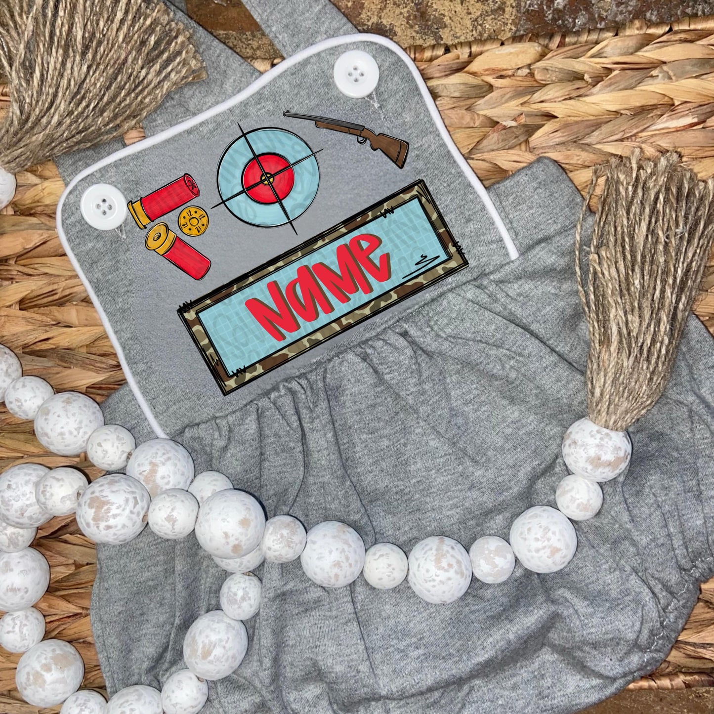 Bullets, target and gun hunting trip with name patch | Sublimation Design | Digital Download | Women’s, Kids Shirt PNG