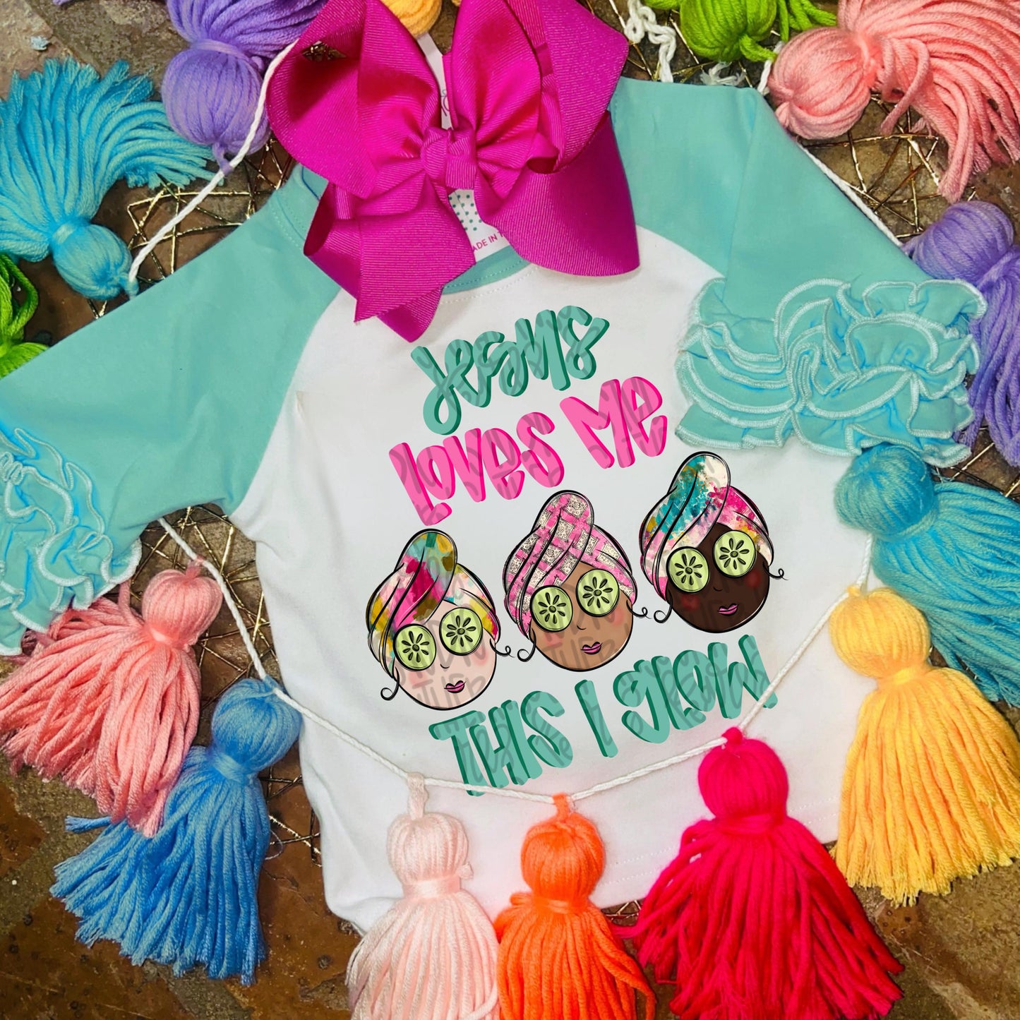 Jesus loves me this I glow | valentines | galentines | Sublimation Design | Digital Download | Womens Kids PNG