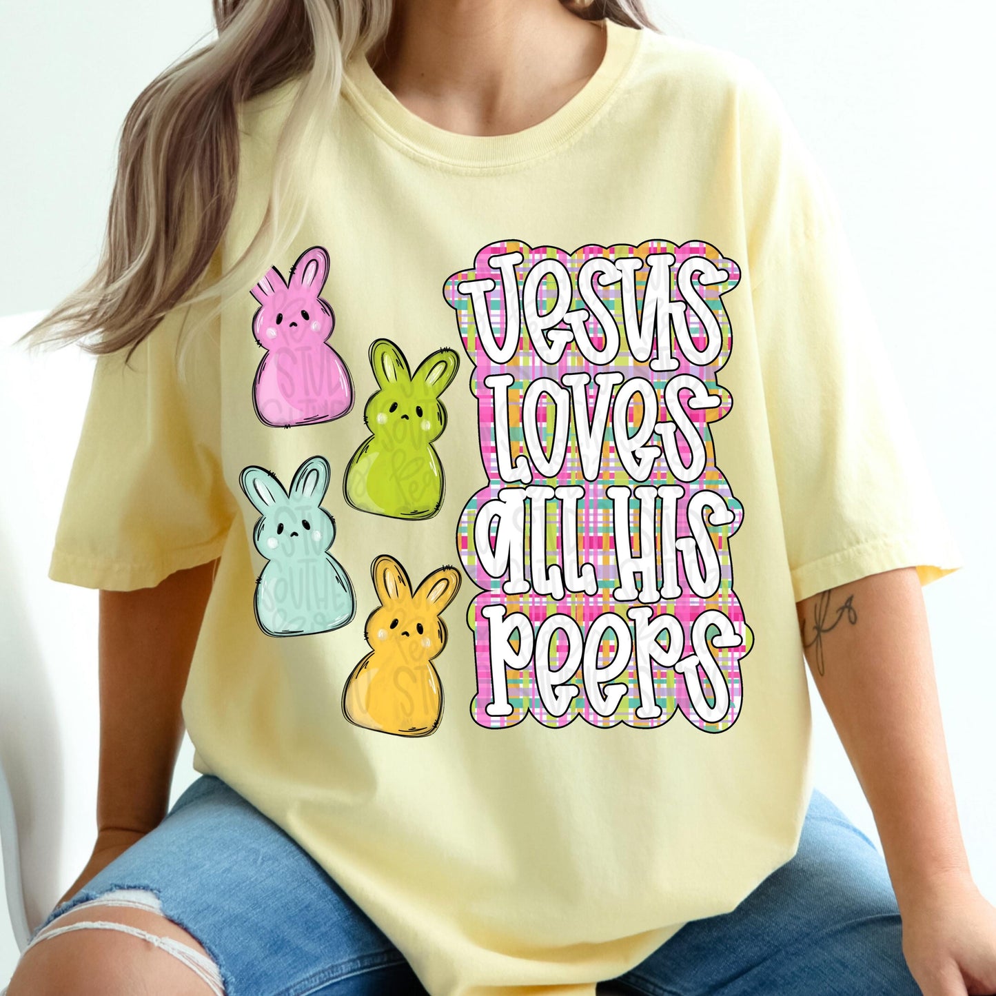 Jesus loves all His peeps | Sublimation Design | Digital Download | Women’s, Kids Shirt PNG