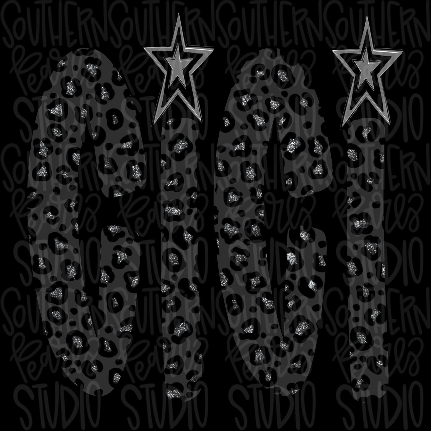 CICI black leopard | Sublimation Design | Digital Download | Women’s, Kids Shirt PNG