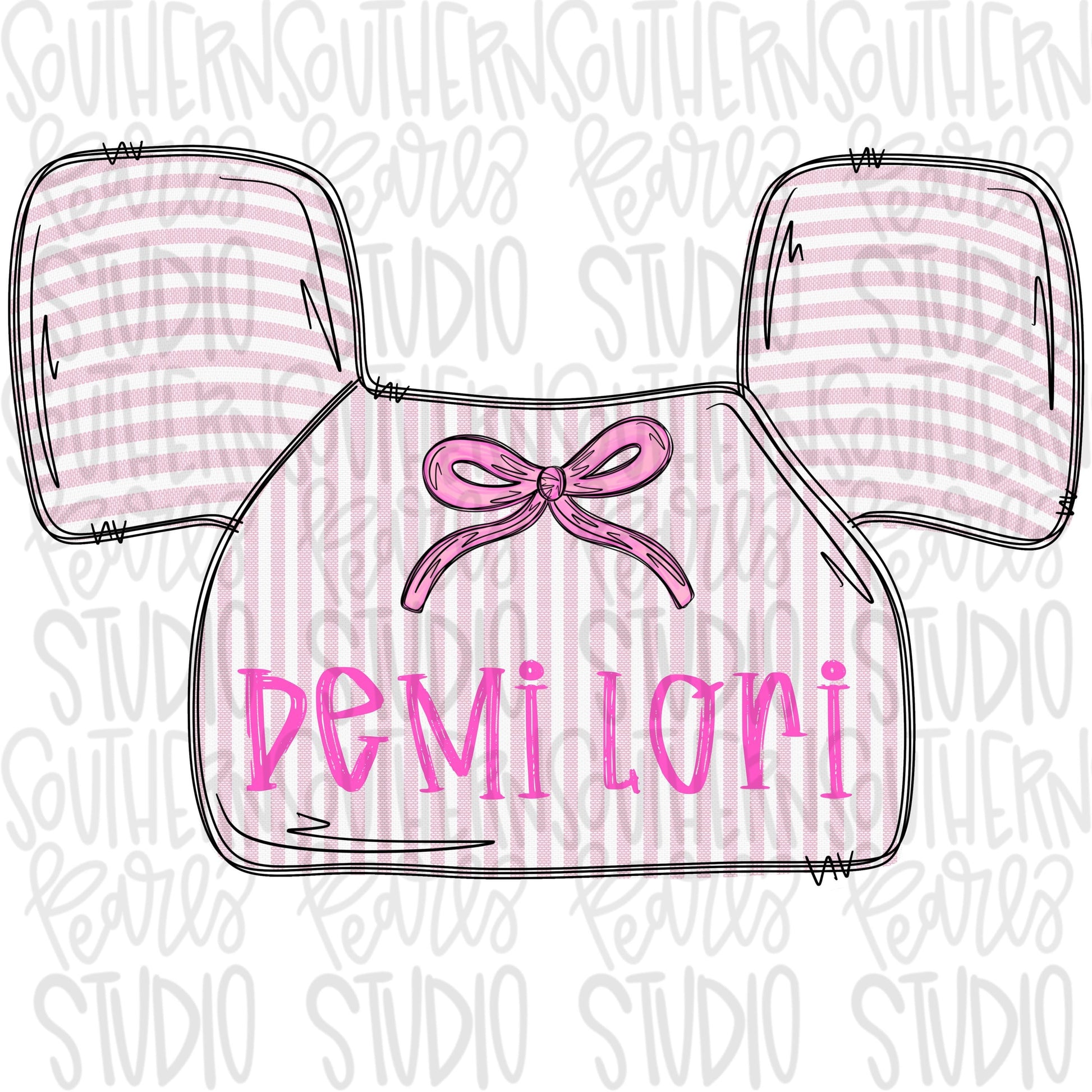 Girl floatie with bow on it | Sublimation Design | Digital Download | Women’s, Kids Shirt PNG