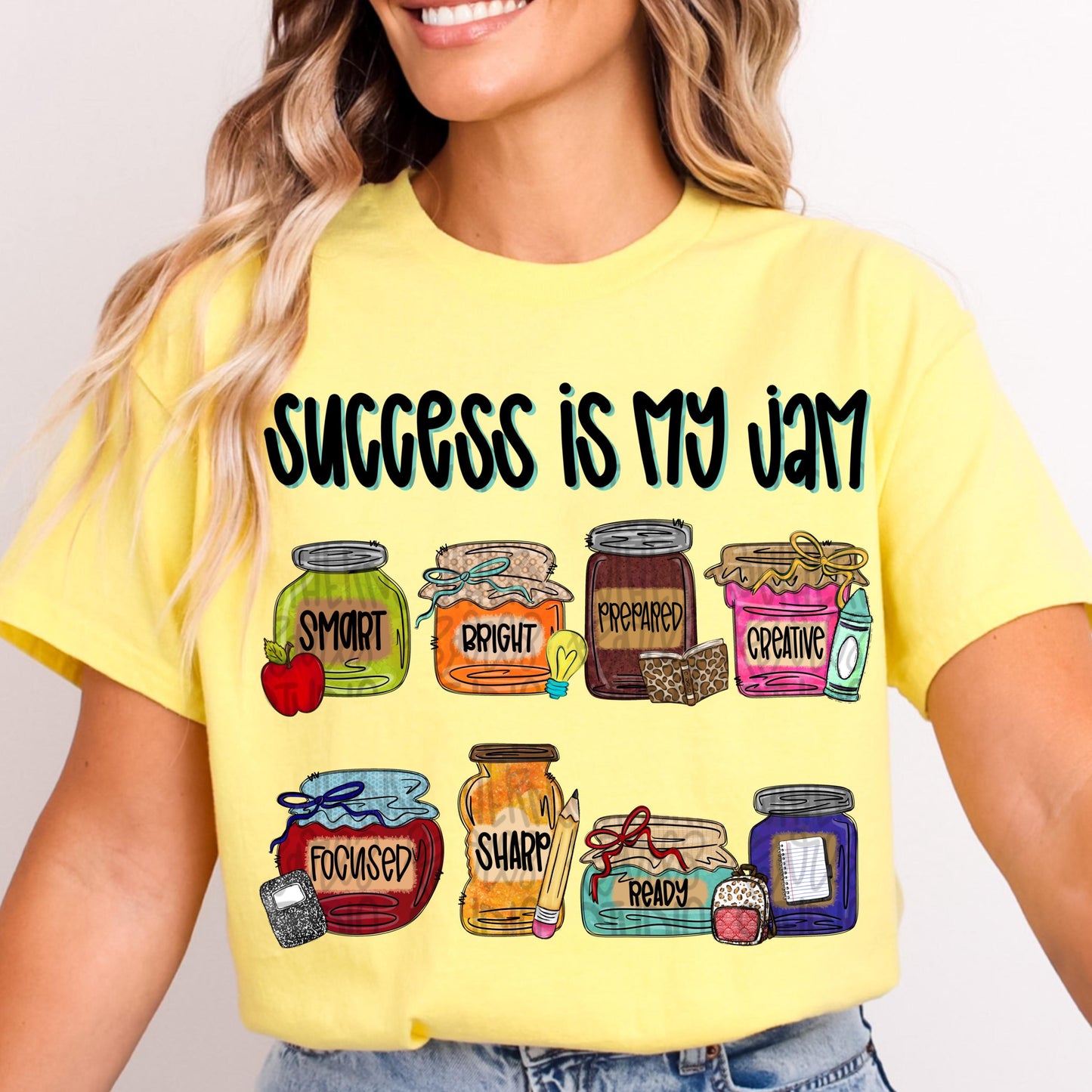 Success is my jam | adjectives | school teacher | testing | Sublimation Design | Digital Download | Women’s, Kids Shirt PNG