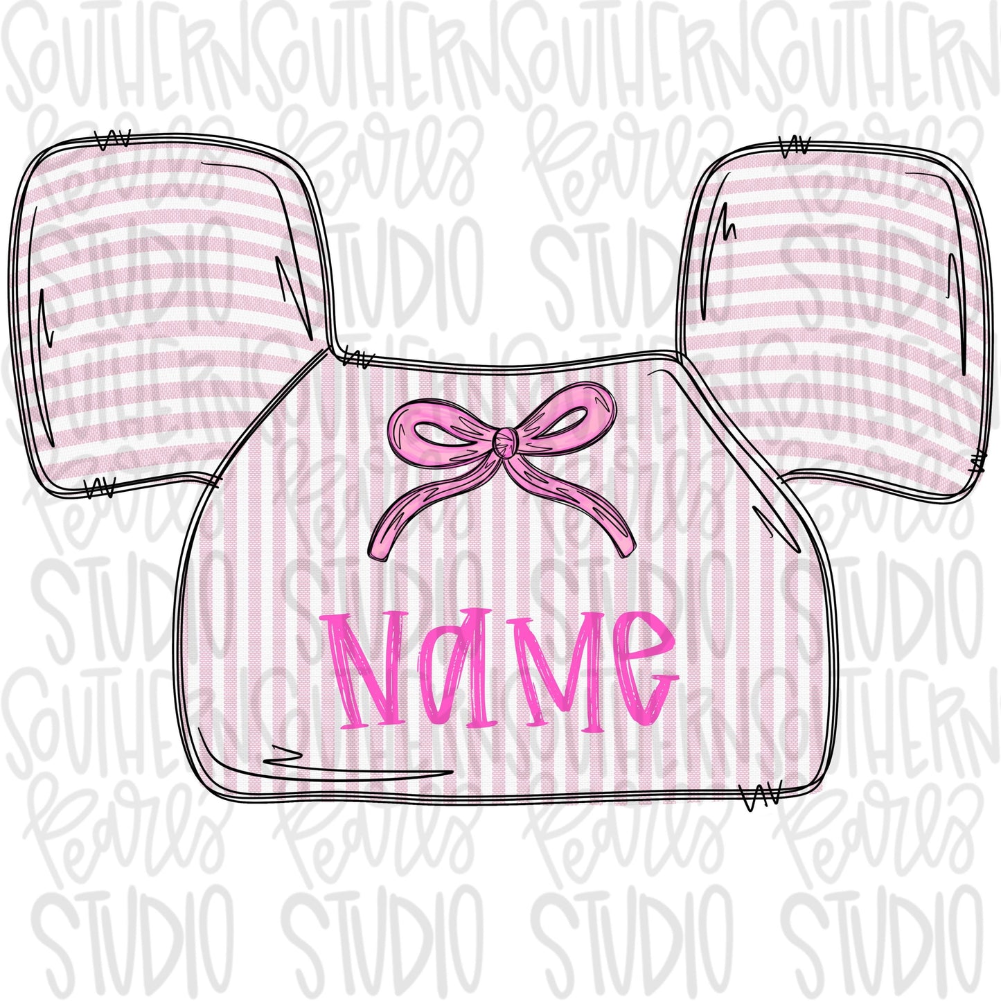 Girl floatie with bow on it | Sublimation Design | Digital Download | Women’s, Kids Shirt PNG