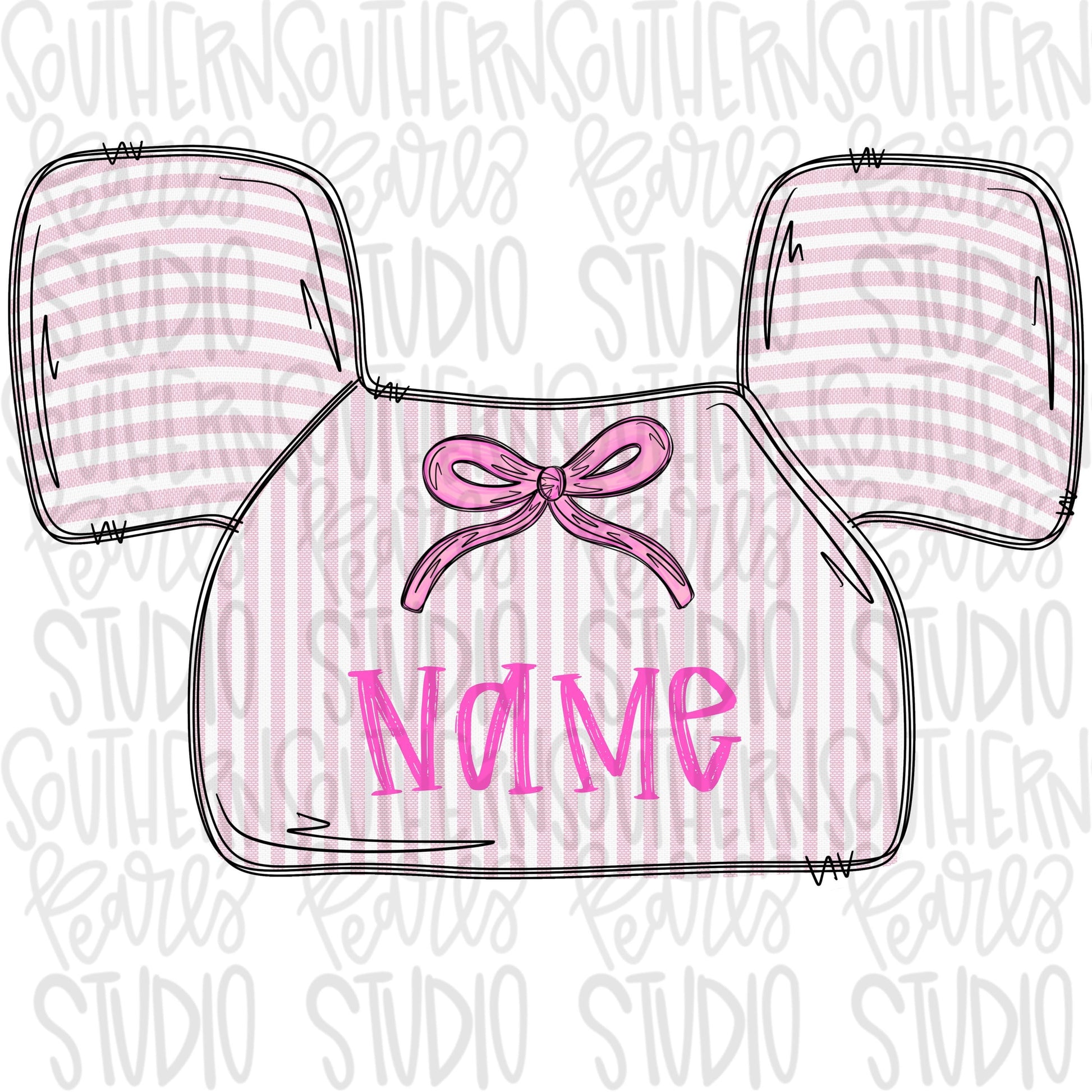 Girl floatie with bow on it | Sublimation Design | Digital Download | Women’s, Kids Shirt PNG