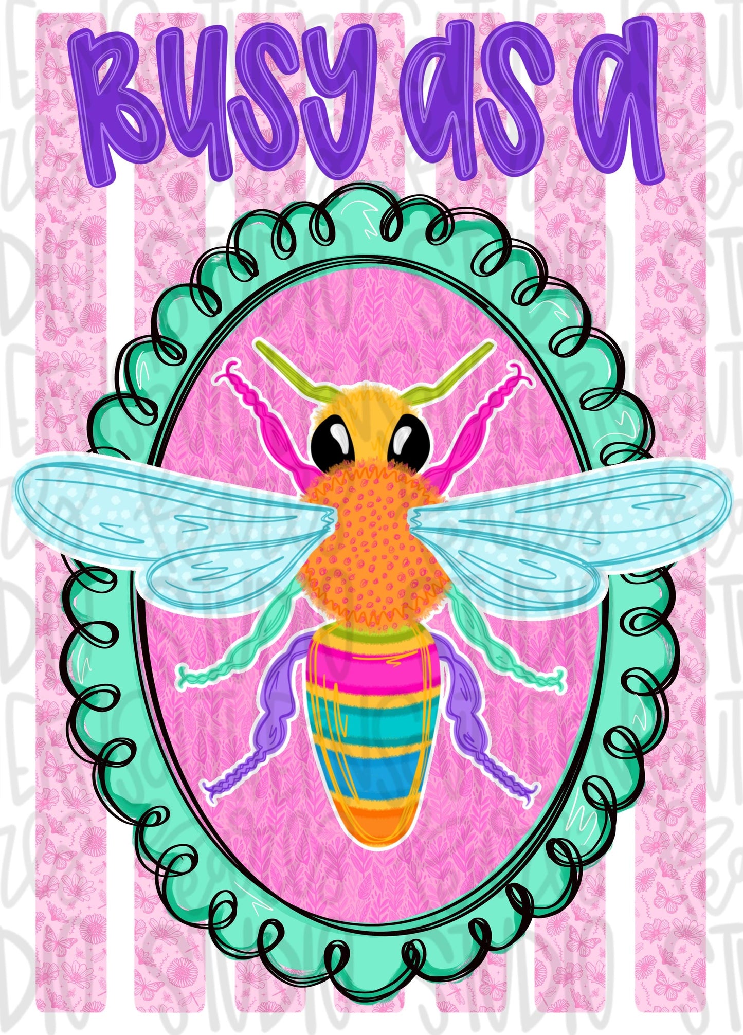 Busy as a bee png, bright png, preppy png, girly png, mom png, spring png, trendy png, whimsy png, Womens png, Kids png, later gator png
