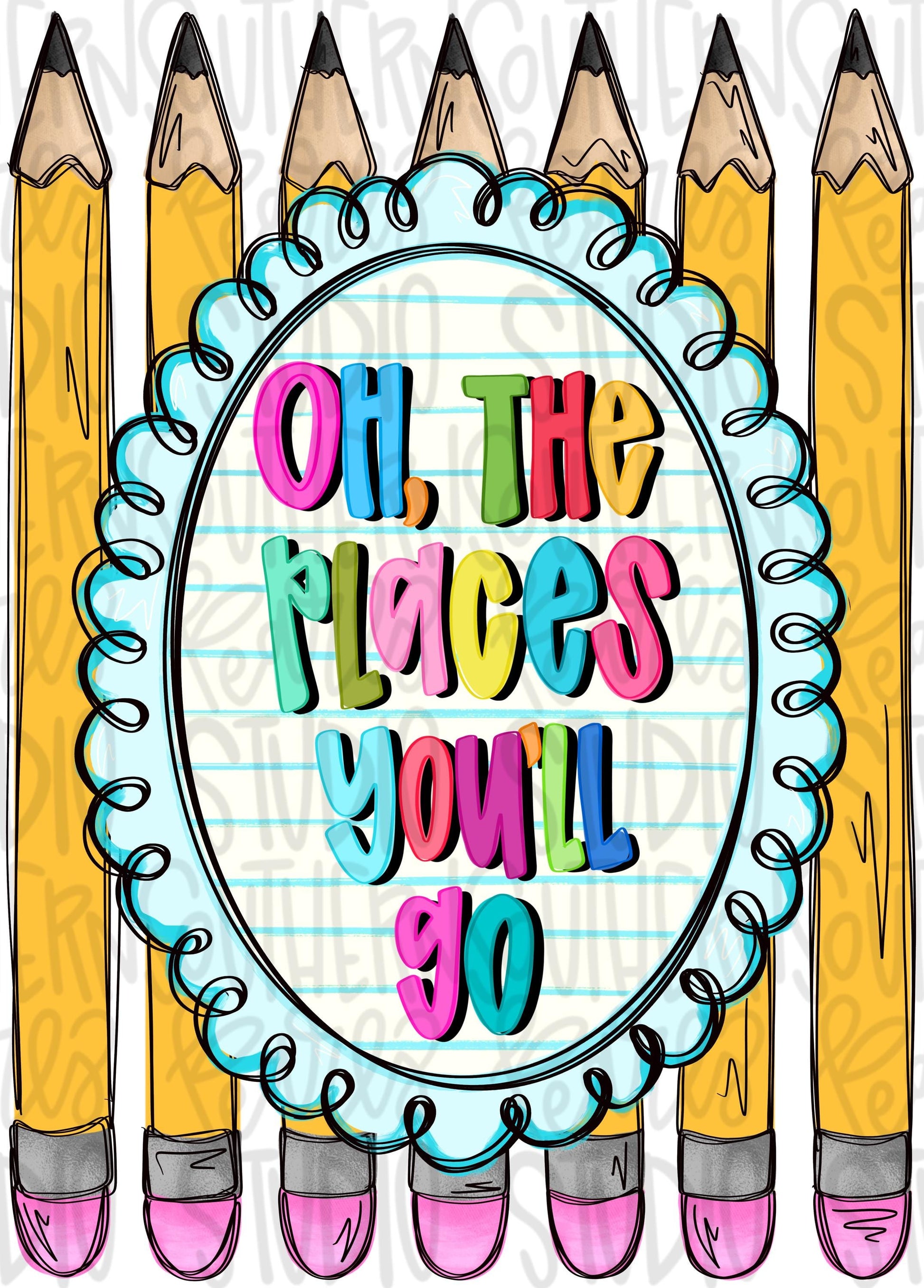 Oh The places png, school png, you’ll go png, graduation png, bright png, preppy png, girly png, spring png, whimsy png, Women png, Kid png,