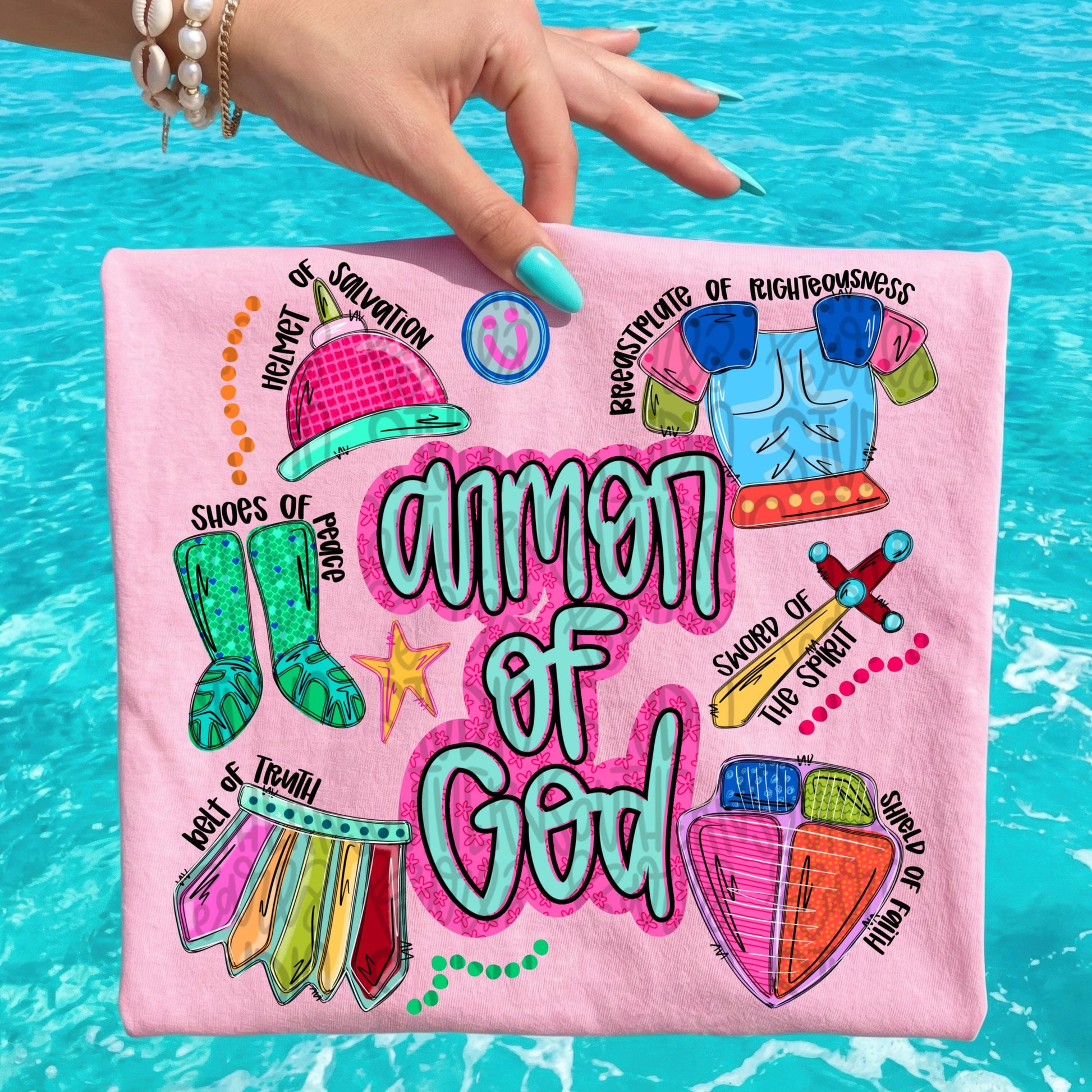 Armor of God png, faith png, bright png, preppy png, girly png, mom png, spring png, whimsy png, Womens png, Kids png, digital download