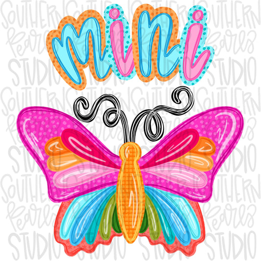 Mini butterfly png, bright png, preppy png, girly png, mom png, spring png, trendy png, whimsy png, Womens png, Kids png, later gator png