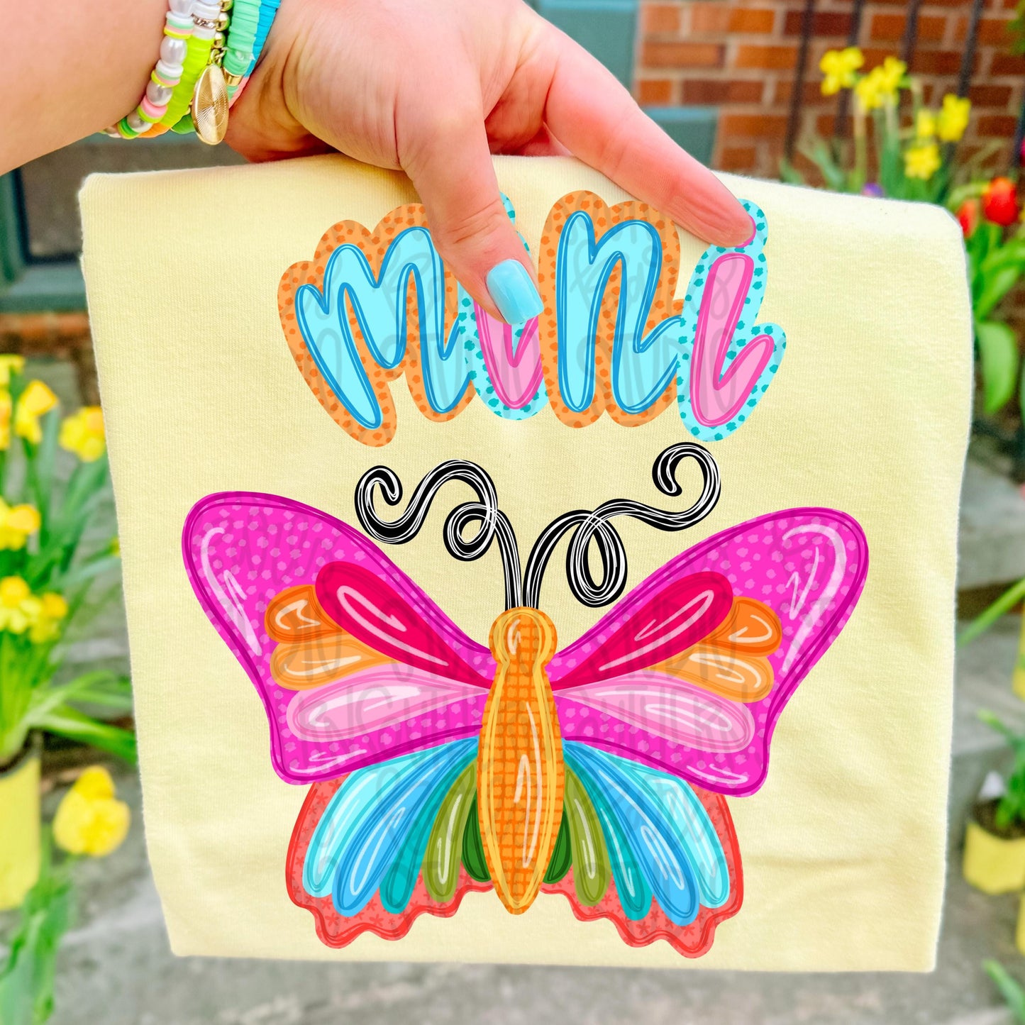 Mini butterfly png, bright png, preppy png, girly png, mom png, spring png, trendy png, whimsy png, Womens png, Kids png, later gator png