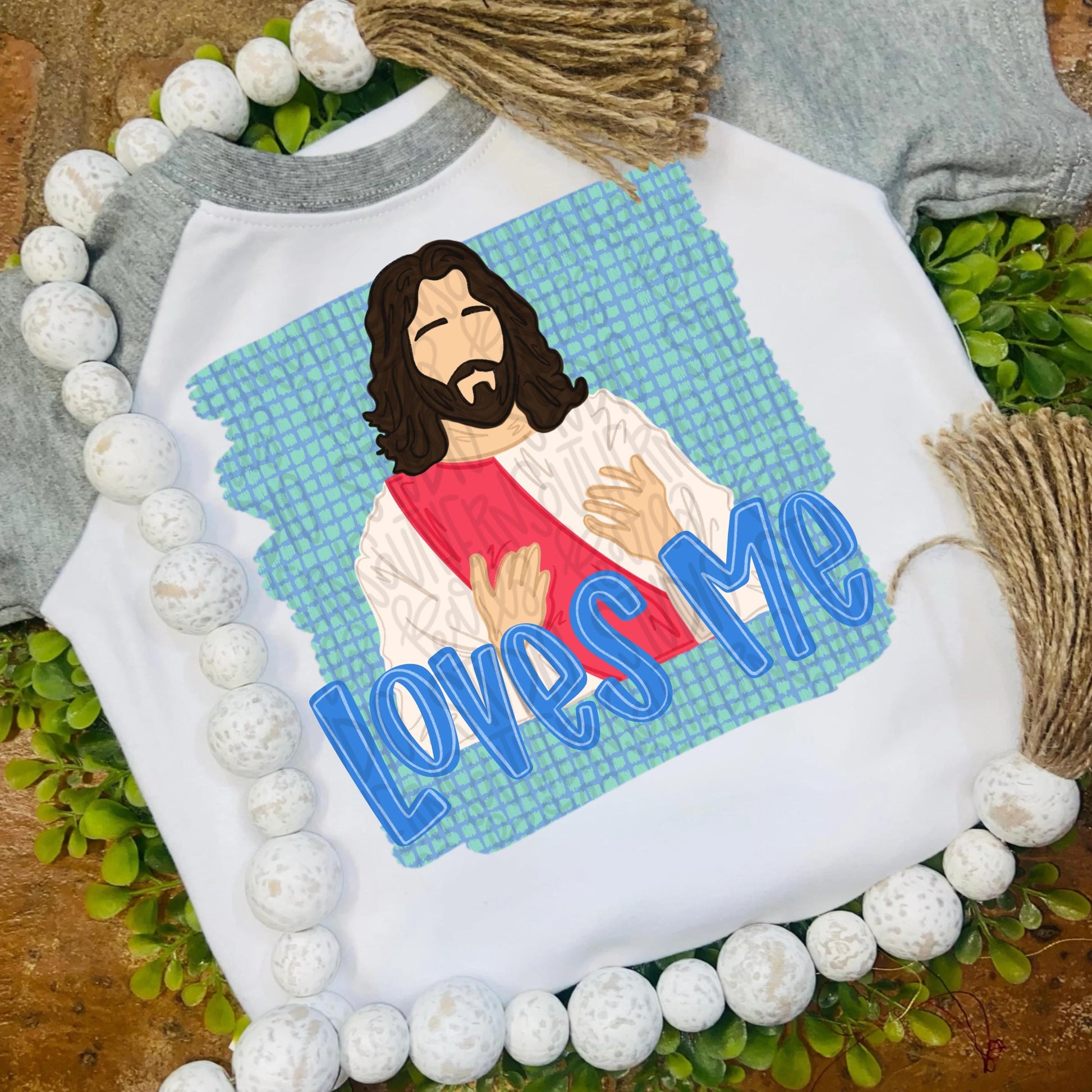 Jesus Loves Me boyish png, bright png, preppy png, girly png, mom png, spring png, trendy png, whimsy png, Kids png, later gator png