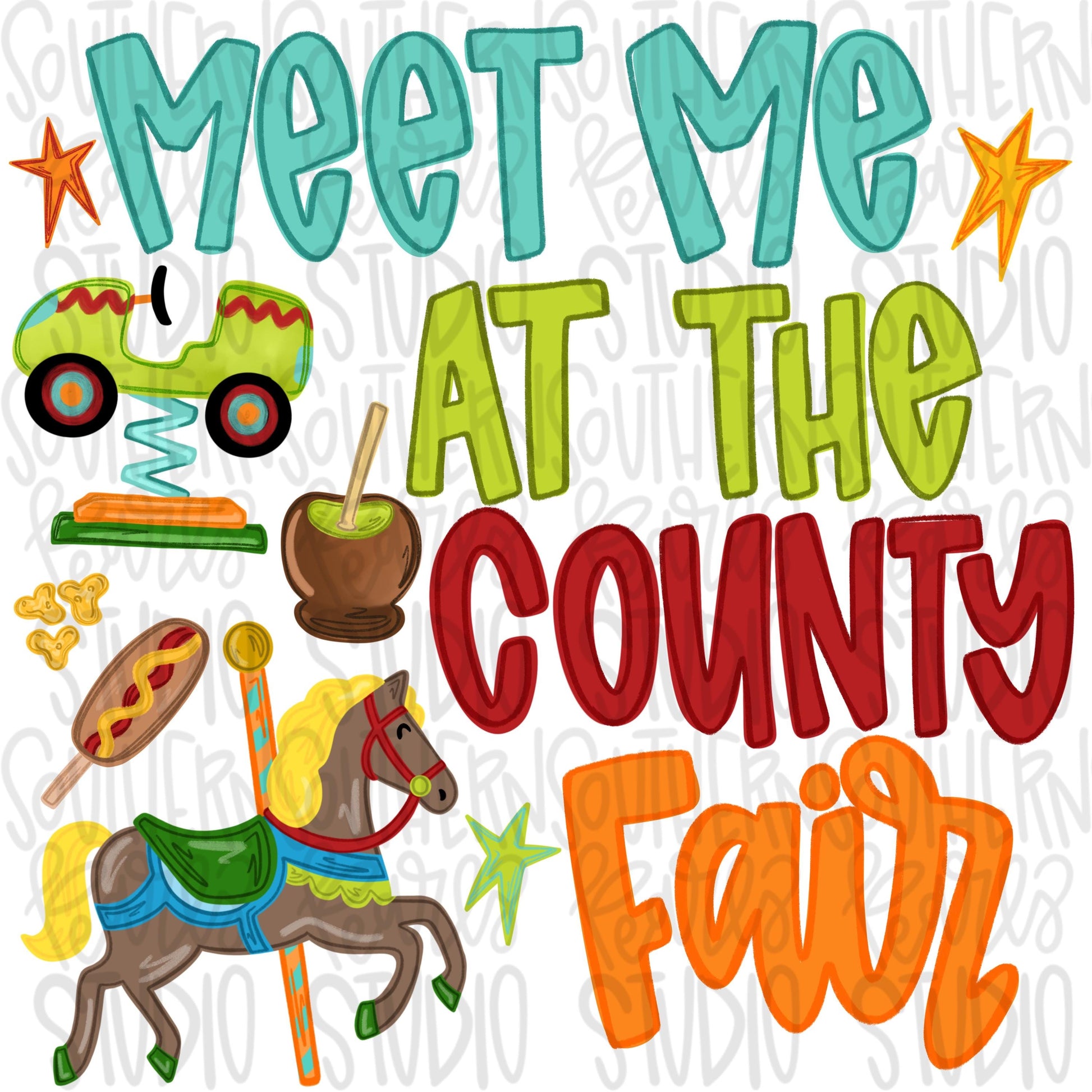 Meet me at the county fair boyish png, bright png, preppy png, spring png, trendy png, whimsy png, Womens png, Kids png, later gator png