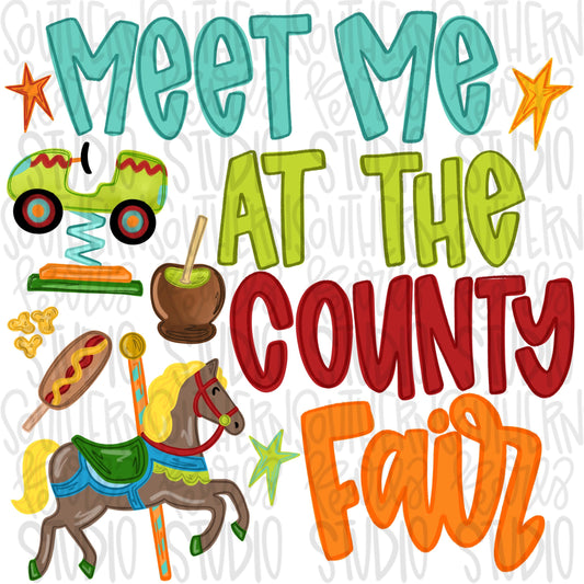 Meet me at the county fair boyish png, bright png, preppy png, spring png, trendy png, whimsy png, Womens png, Kids png, later gator png