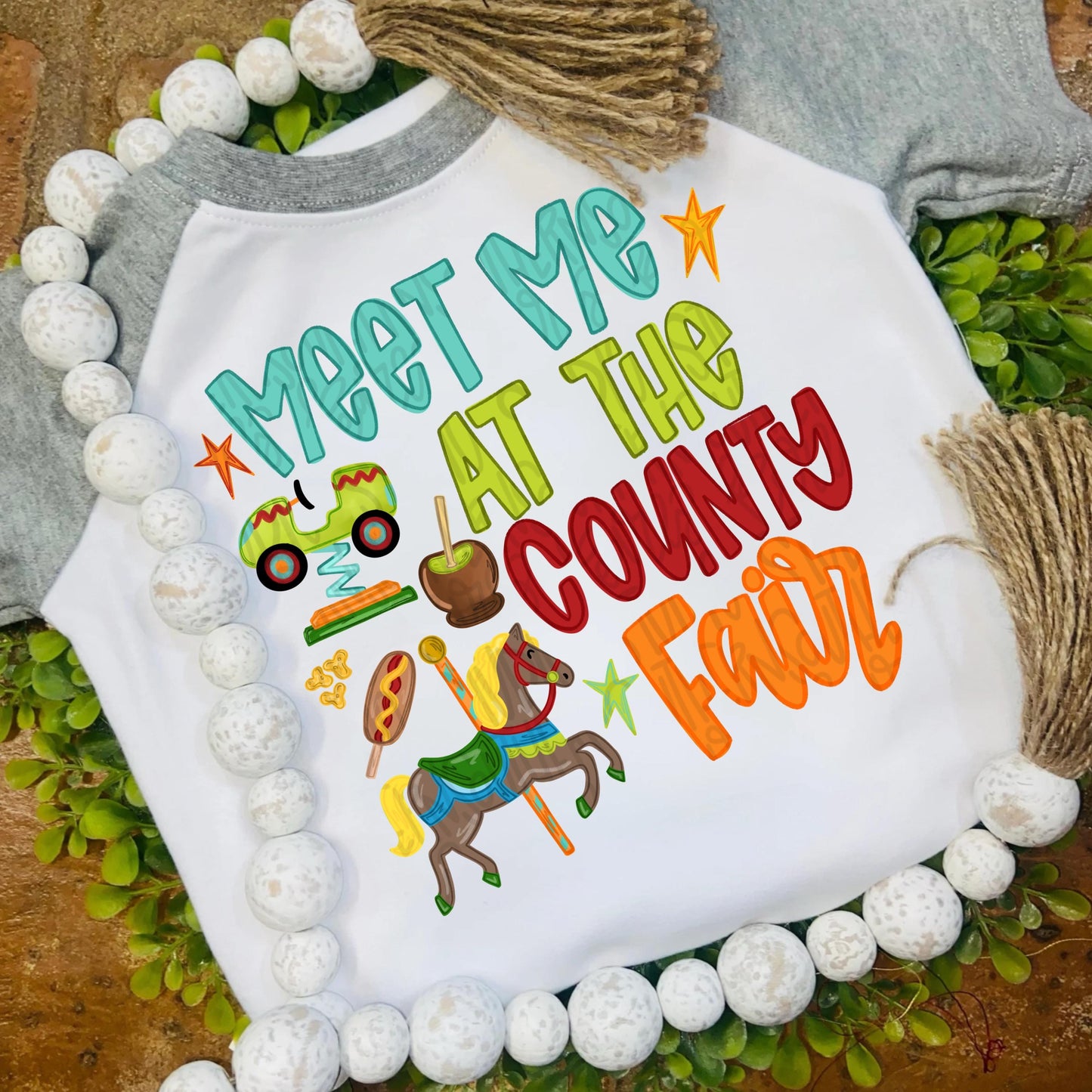 Meet me at the county fair boyish png, bright png, preppy png, spring png, trendy png, whimsy png, Womens png, Kids png, later gator png
