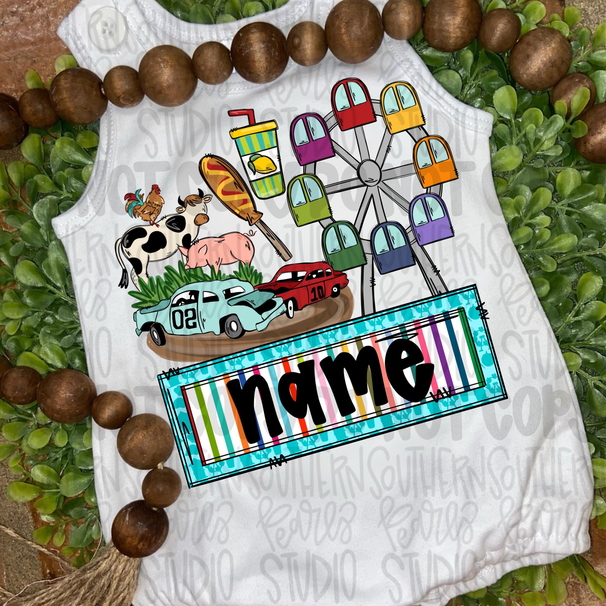 Fair items with name patch png | trendy png viral png colorful png | Sublimation DTF DTG Design |Digital Download | Womens & Kids