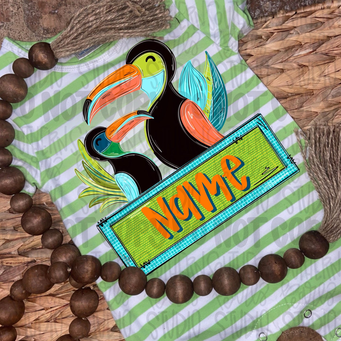 Toucans boys with name patch | Sublimation Design | Digital Download | Women’s, Kids Shirt PNG