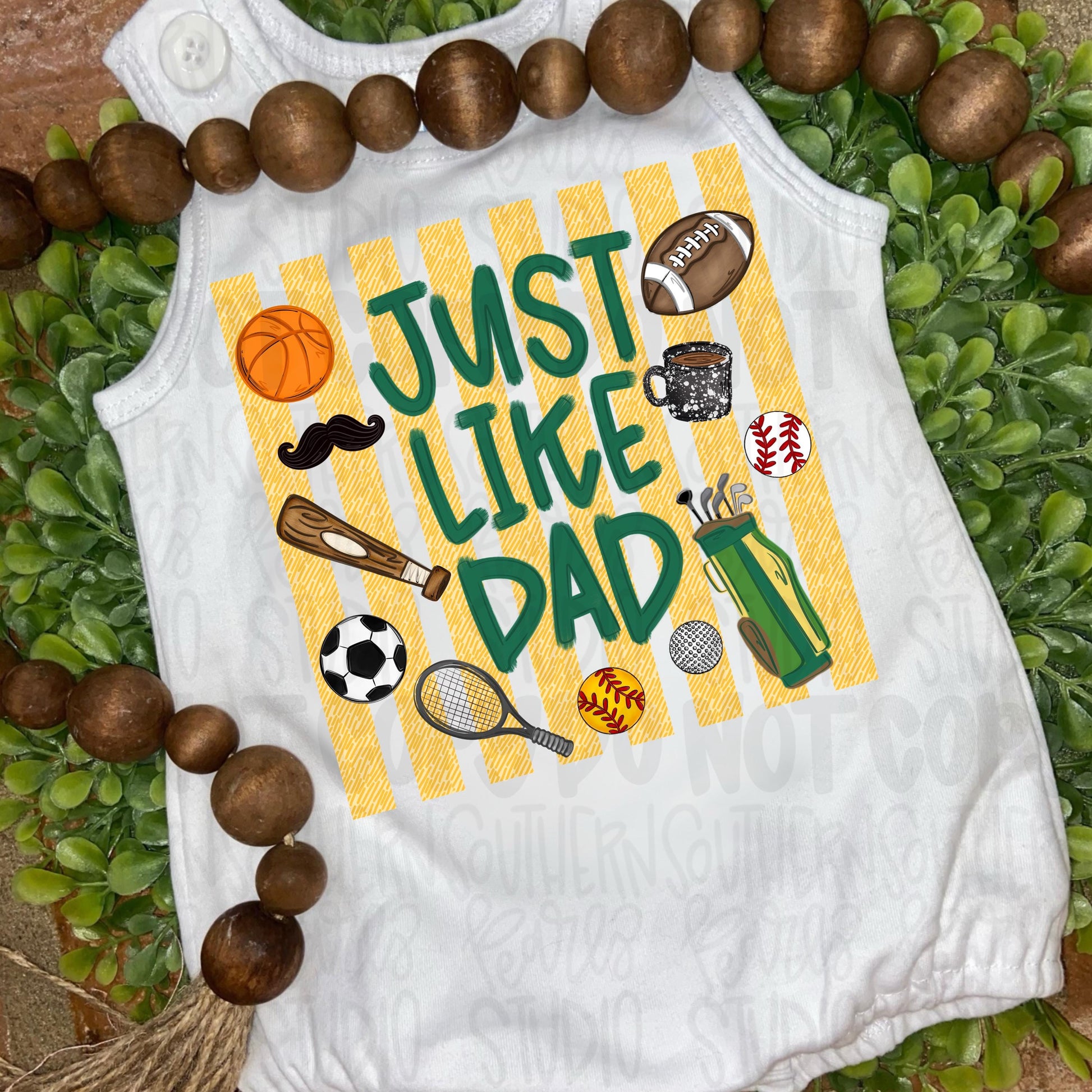 Just like Dad | sports | Fathers Day | Sublimation Design | Digital Download | Women’s, Kids Shirt PNG