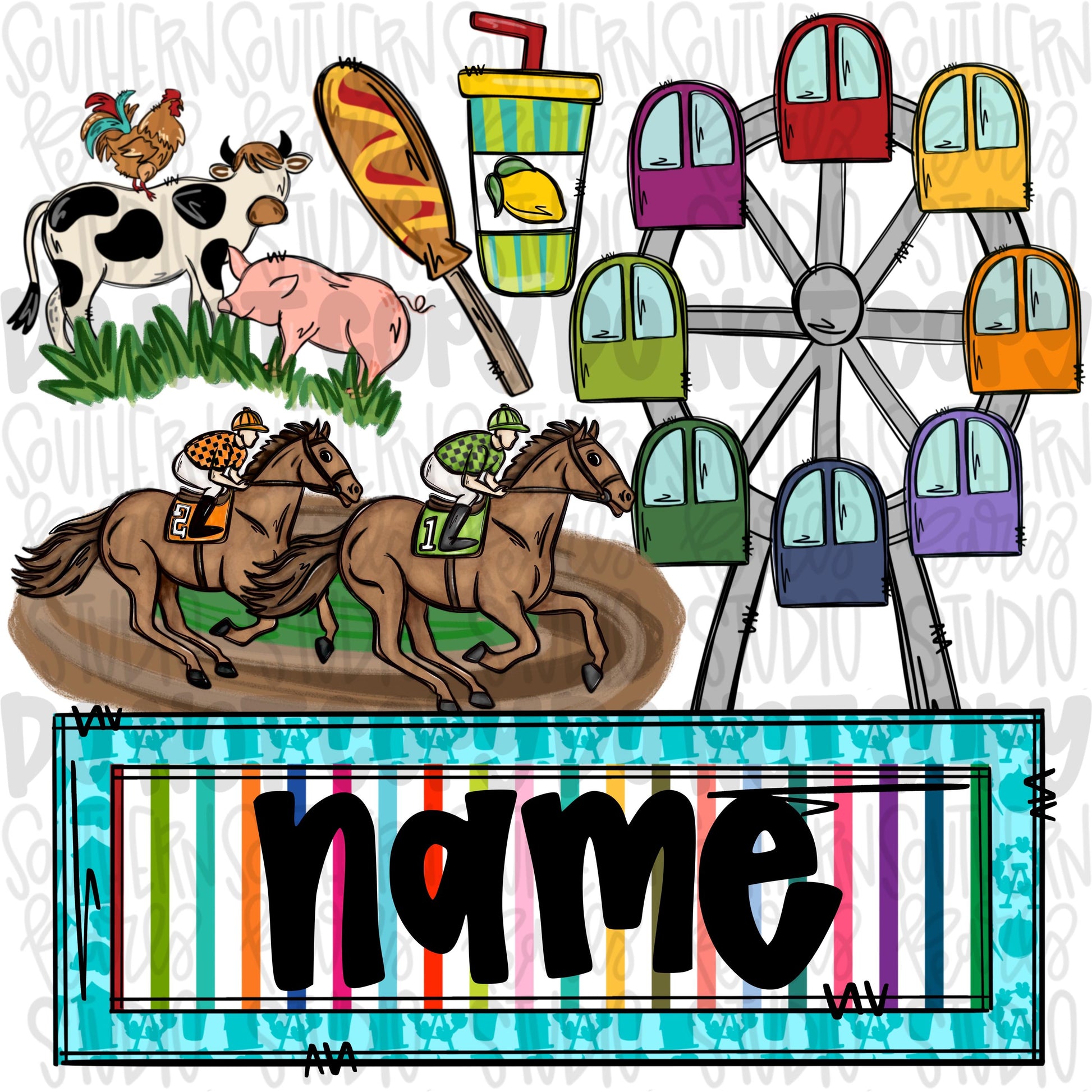 Fair items with name patch png | trendy png viral png colorful png | Sublimation DTF DTG Design |Digital Download | Womens & Kids