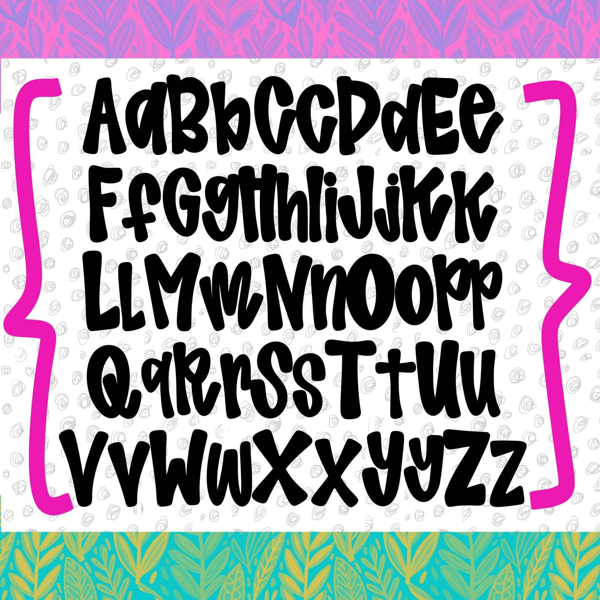 Shiloh Font, handwritten font, procreate font, TTF OTF font, silhouette font, script font, cute font