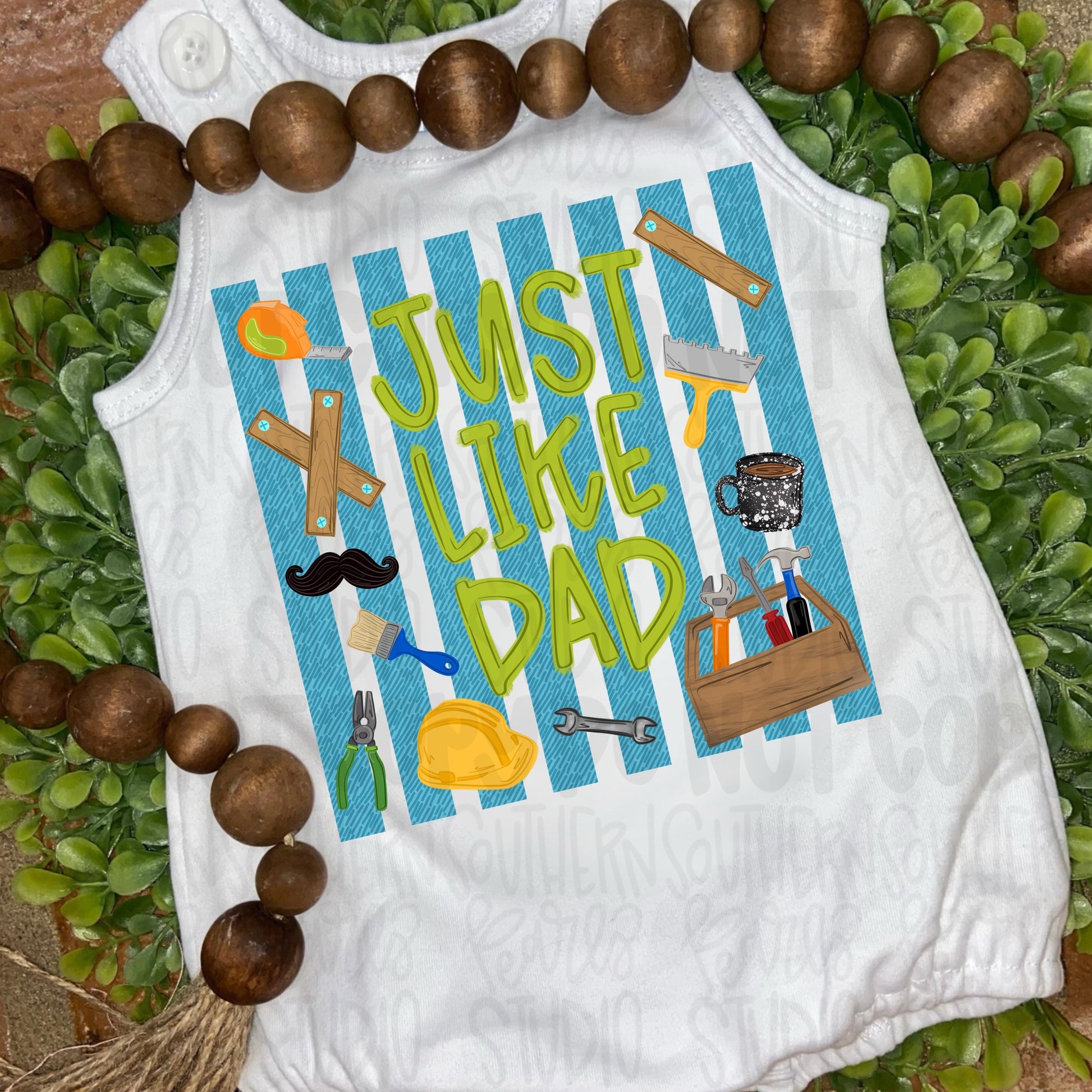 Just like Dad | construction worker | Fathers Day | Sublimation Design | Digital Download | Women’s, Kids Shirt PNG