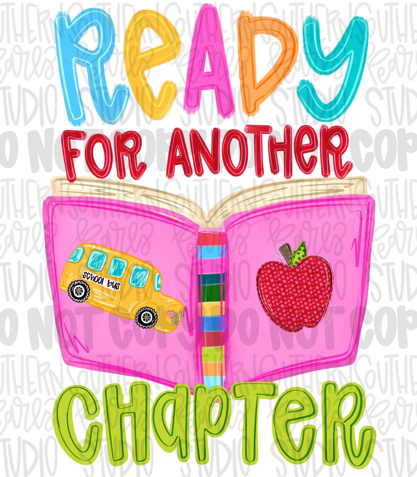 Ready for another chapter png design | school book png, smiley png, school png, teacher png, student png | Digital Download | PNG