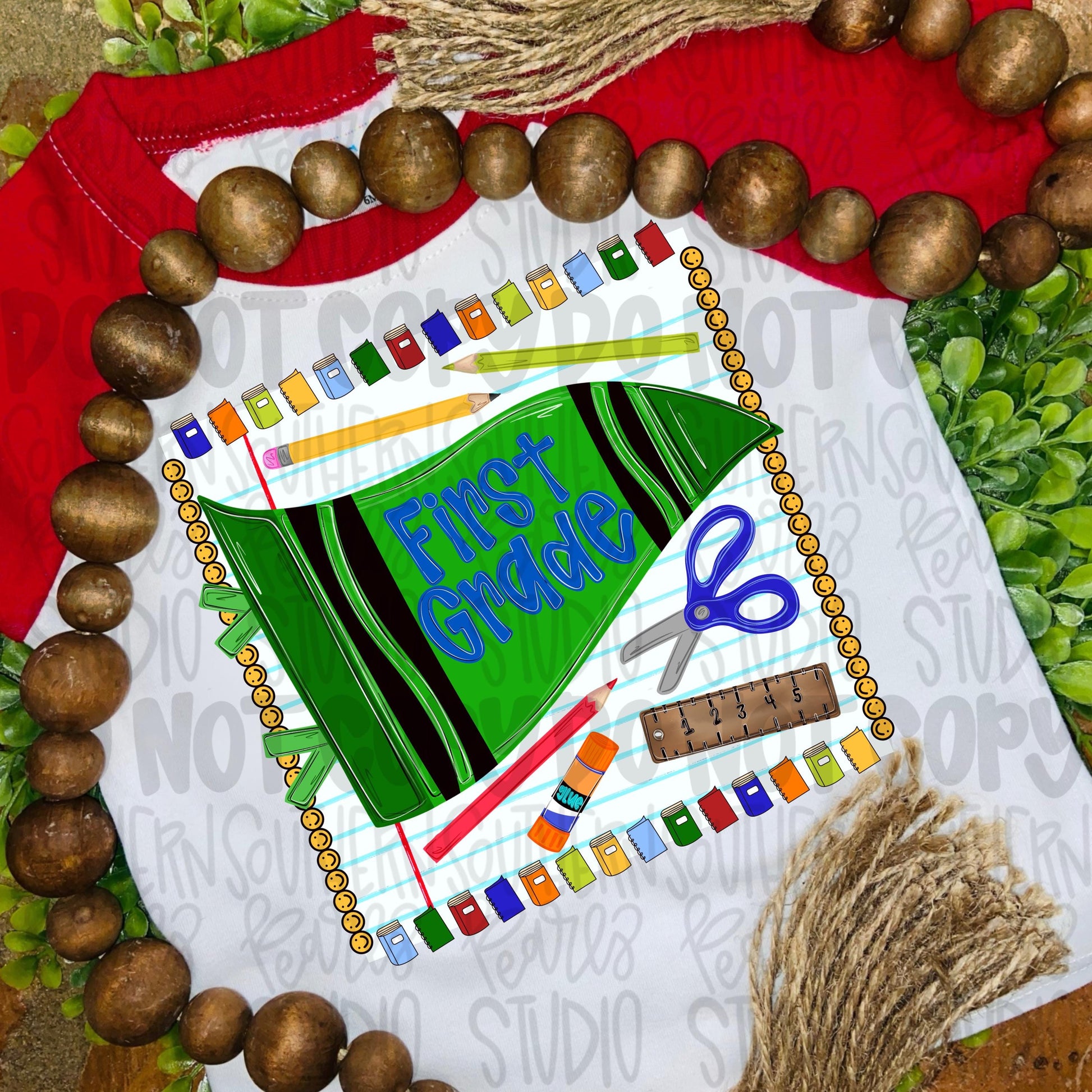 First grade pennant boyish design | school png, teacher png, student png | Sublimation Design | Digital Download | Women’s, Kids Shirt PNG