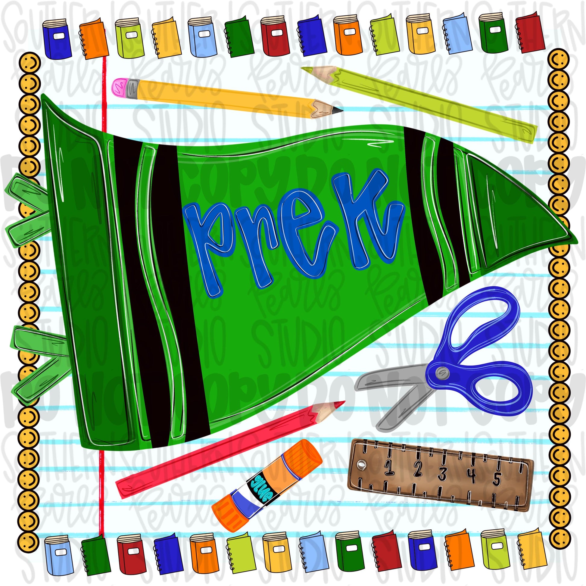 Pre K pennant boyish design | school png, teacher png, student png | Sublimation Design | Digital Download | Women’s, Kids Shirt PNG