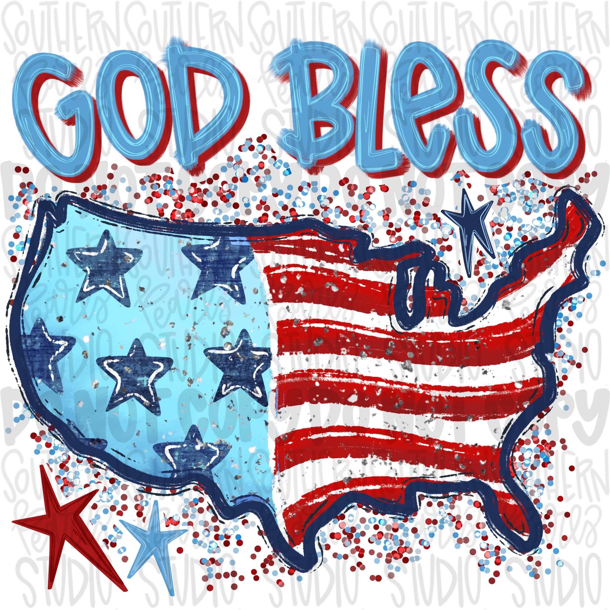 God bless America | USA shape | Freedom | Patriotic | 250 years, 4th of July png design, Sublimation Design | Digital Download | Kids | PNG