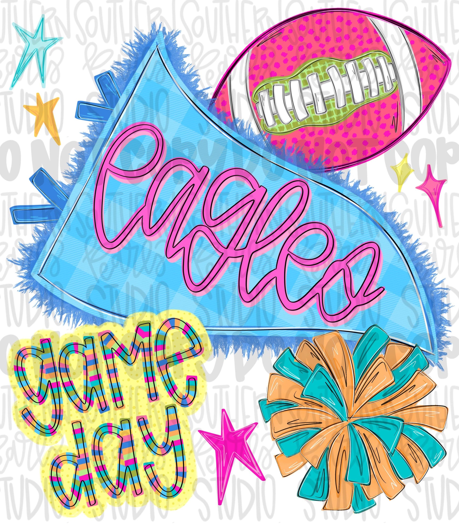 Eagles pennant Go Team football and pom pom colorful png design | school spirit png, trendy png, viral png | Design Download