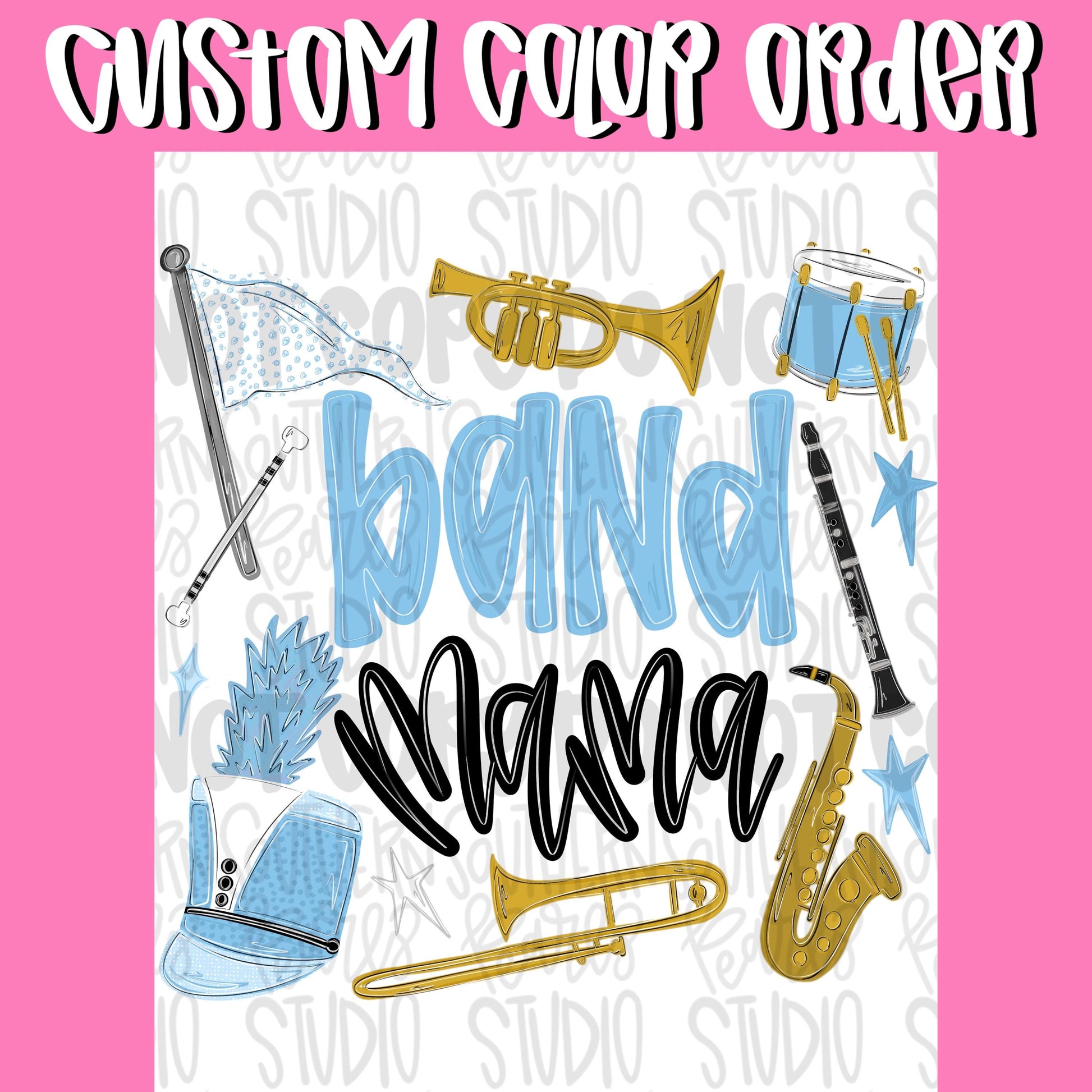 Custom band mama Listing | PNG | Sublimation | Design Download