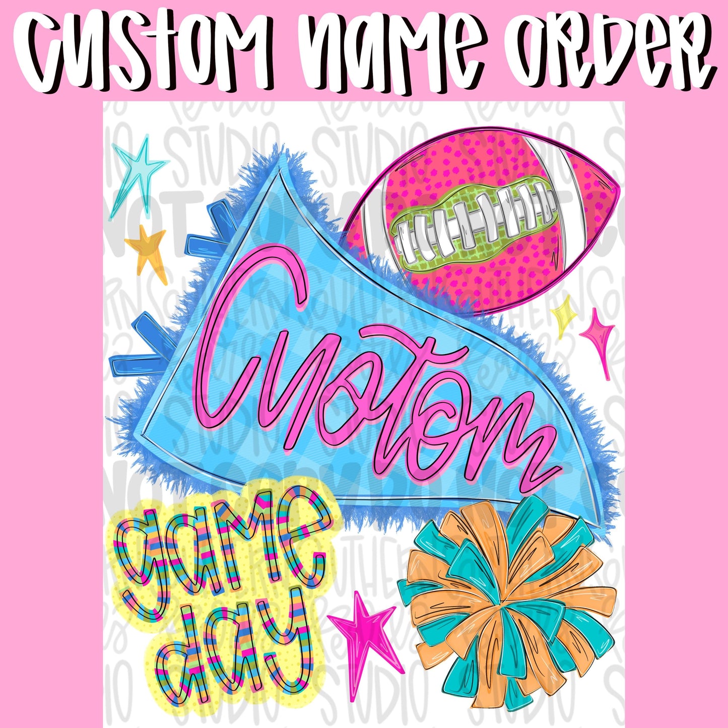 Custom mascot pennant Listing | PNG | Sublimation | Design Download