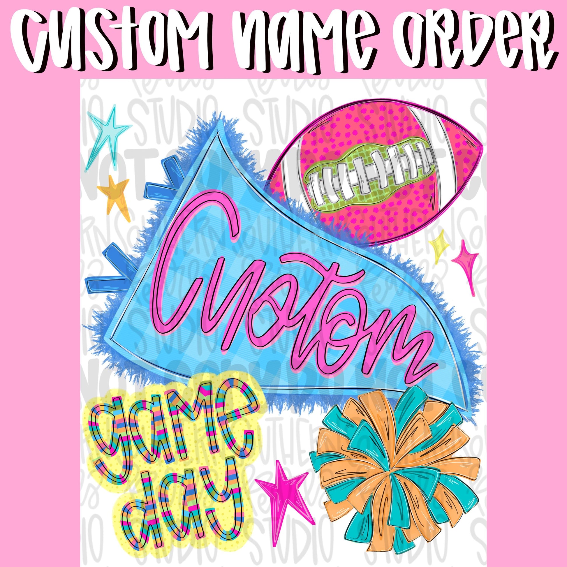 Custom mascot pennant Listing | PNG | Sublimation | Design Download