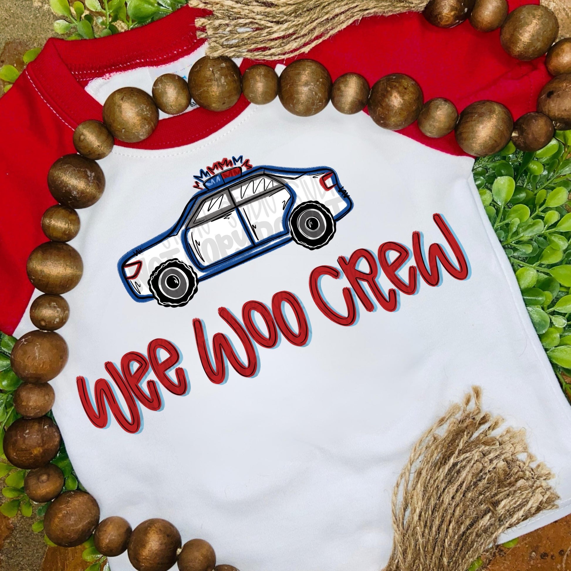 Wee woo crew | police officer | Sublimation Design | Digital Download | Women’s, Kids Shirt PNG