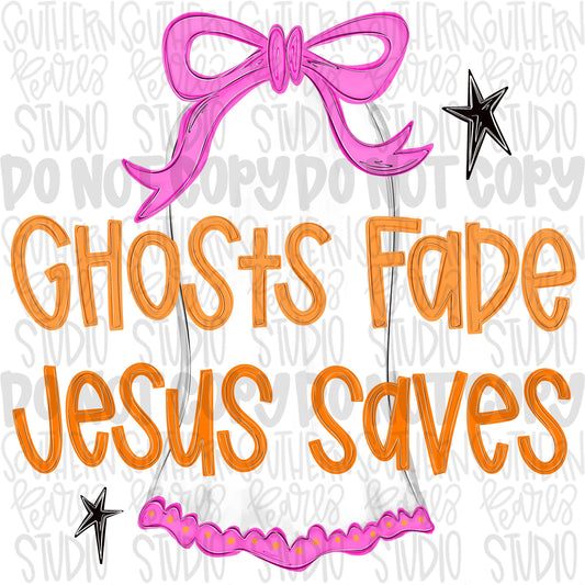 Ghosts fade Jesus Saves png design | Halloween png, Faith png | Sublimation Design | Digital Download | Women’s, Kids Shirt PNG