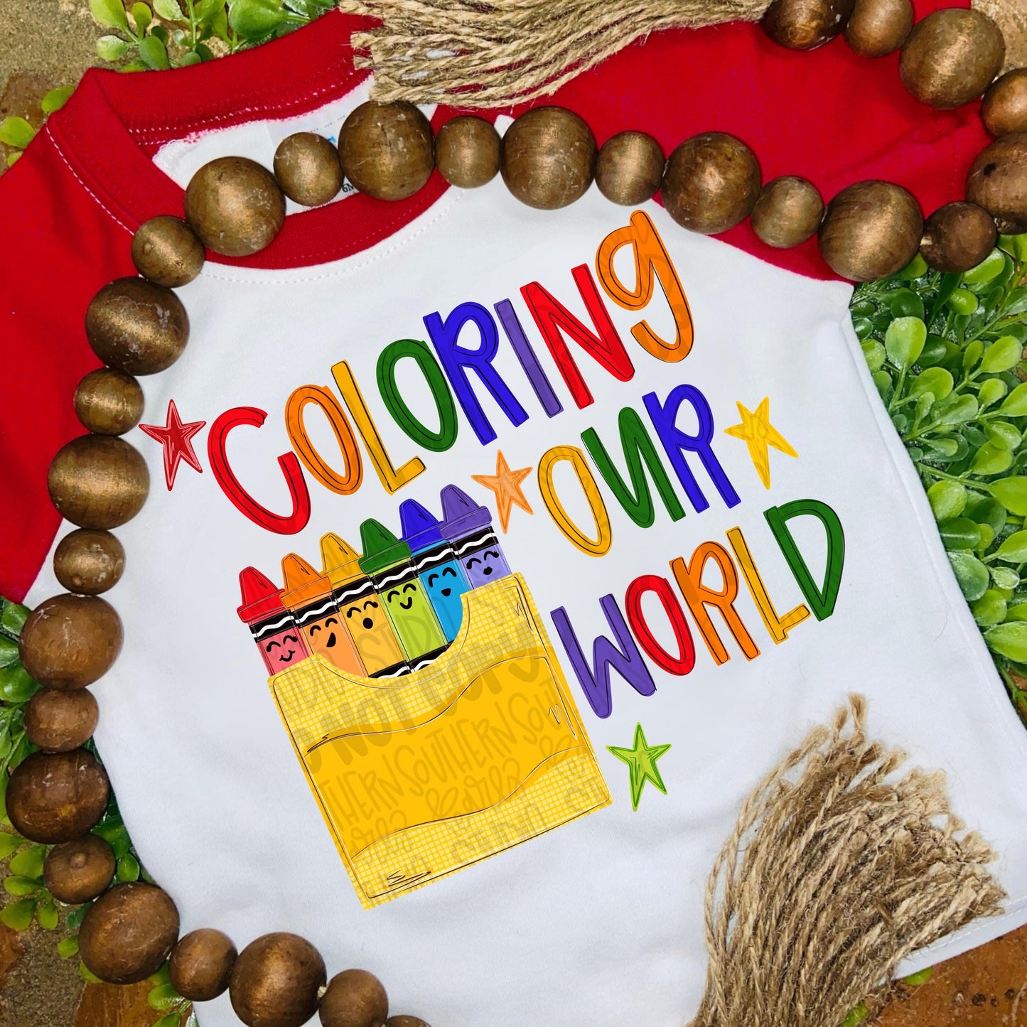 Coloring our world png design | school png teacher png student png | Digital Download