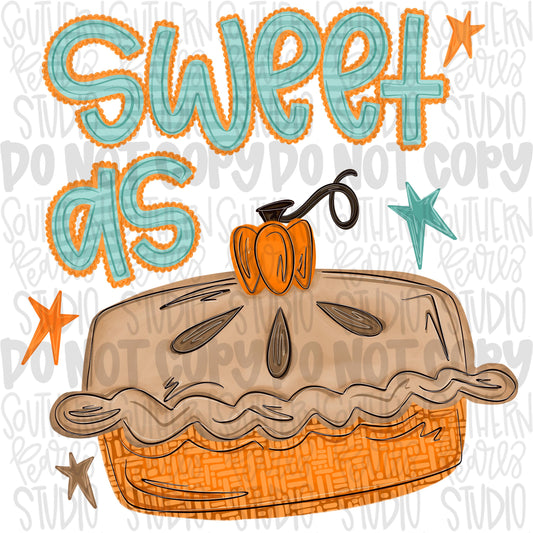 Sweet as pumpkin pie png design | fall png | Sublimation Design | Digital Download | Women’s, Kids Shirt PNG