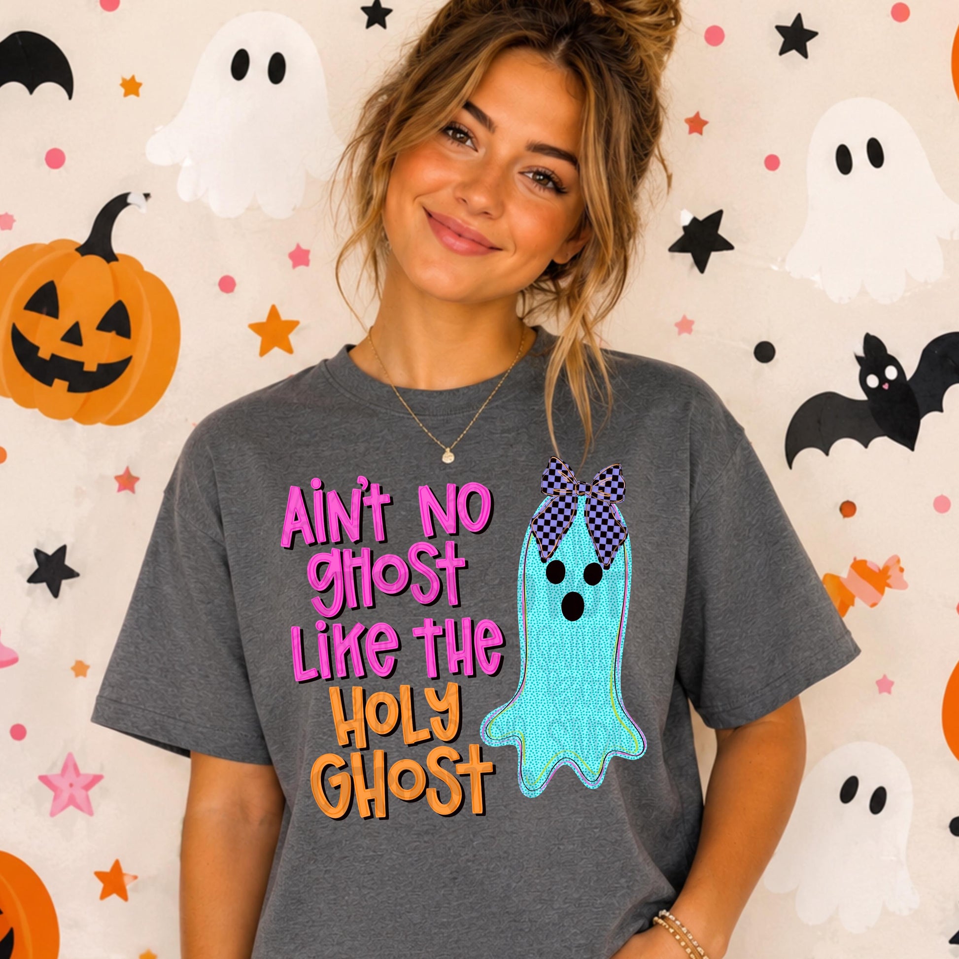 Ain’t no ghost like the Holy Ghost png design | Halloween | Sublimation Design | Digital Download | Kids PNG