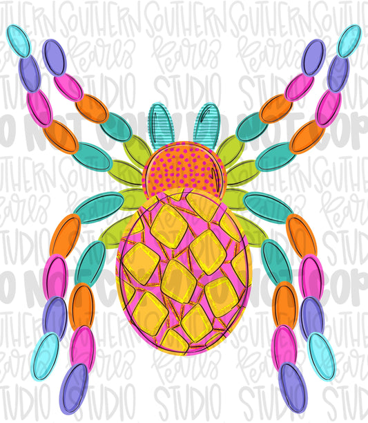 Colorful spider png design Halloween png design Sublimation Design (Digital Download)