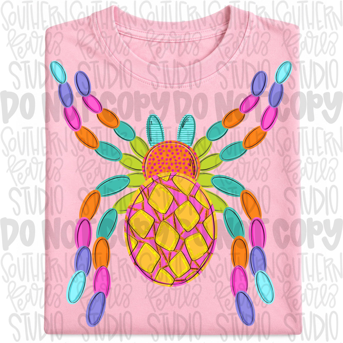 Colorful spider png design Halloween png design Sublimation Design (Digital Download)