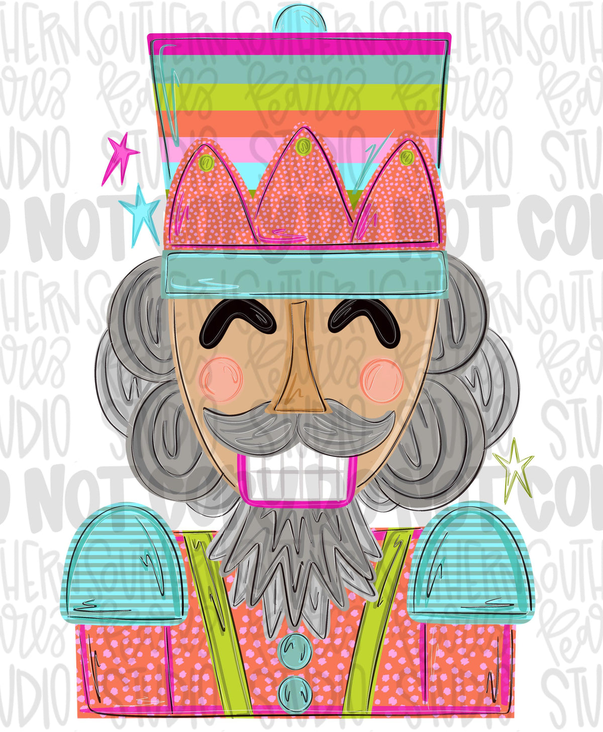 Colorful nutcracker png design | Christmas png | Sublimation Design | Digital Download | Women’s Kids Shirt PNG