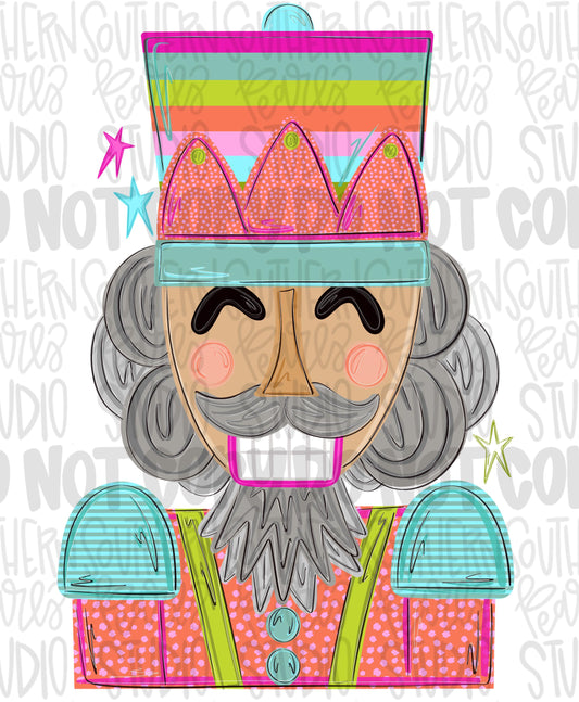 Colorful nutcracker png design | Christmas png | Sublimation Design | Digital Download | Women’s Kids Shirt PNG