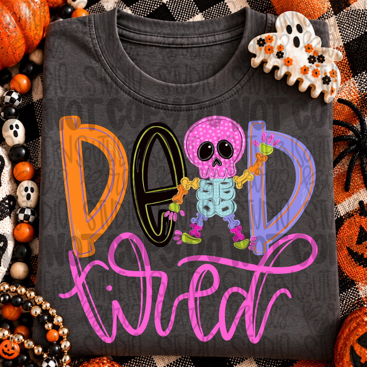 Dead tired skeleton png design | Halloween png | Sublimation Design | Digital Download | Women’s, Kids Shirt PNG