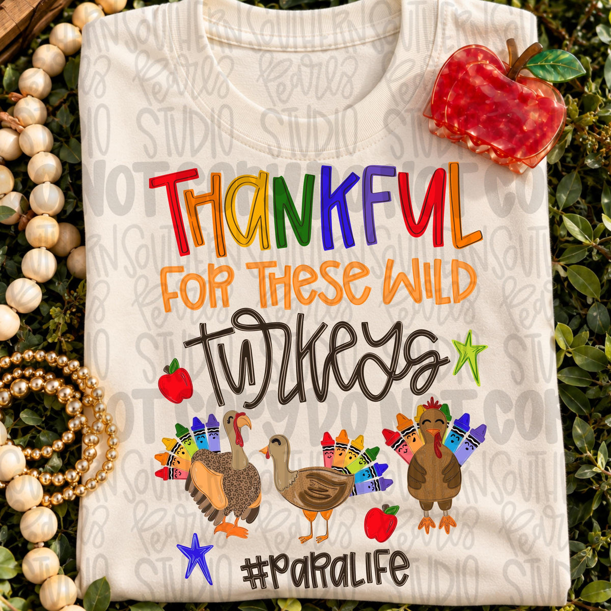 Thankful for these wild turkeys para life png design | turkeys with crayons png | Sublimation Design | Digital Download | Womens Kids PNG