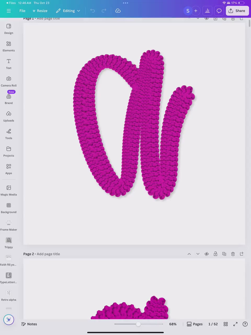 Canva Template faux knit script alpha | Sublimation Design | Digital Download | Women’s, Kids Shirt PNG