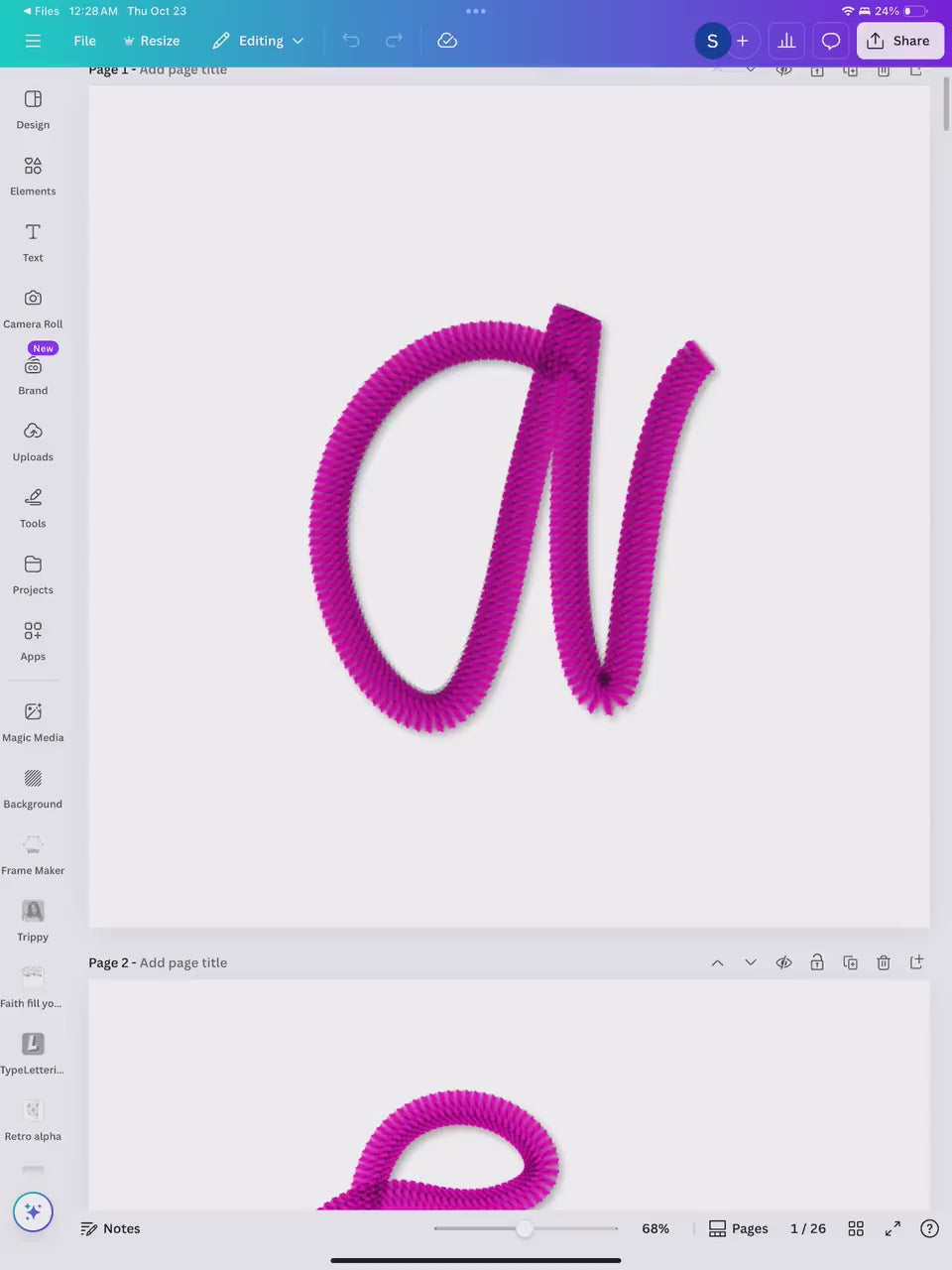 Canva Template LOWERCASE faux embroidered alpha | Sublimation Design | Digital Download | Women’s, Kids Shirt PNG